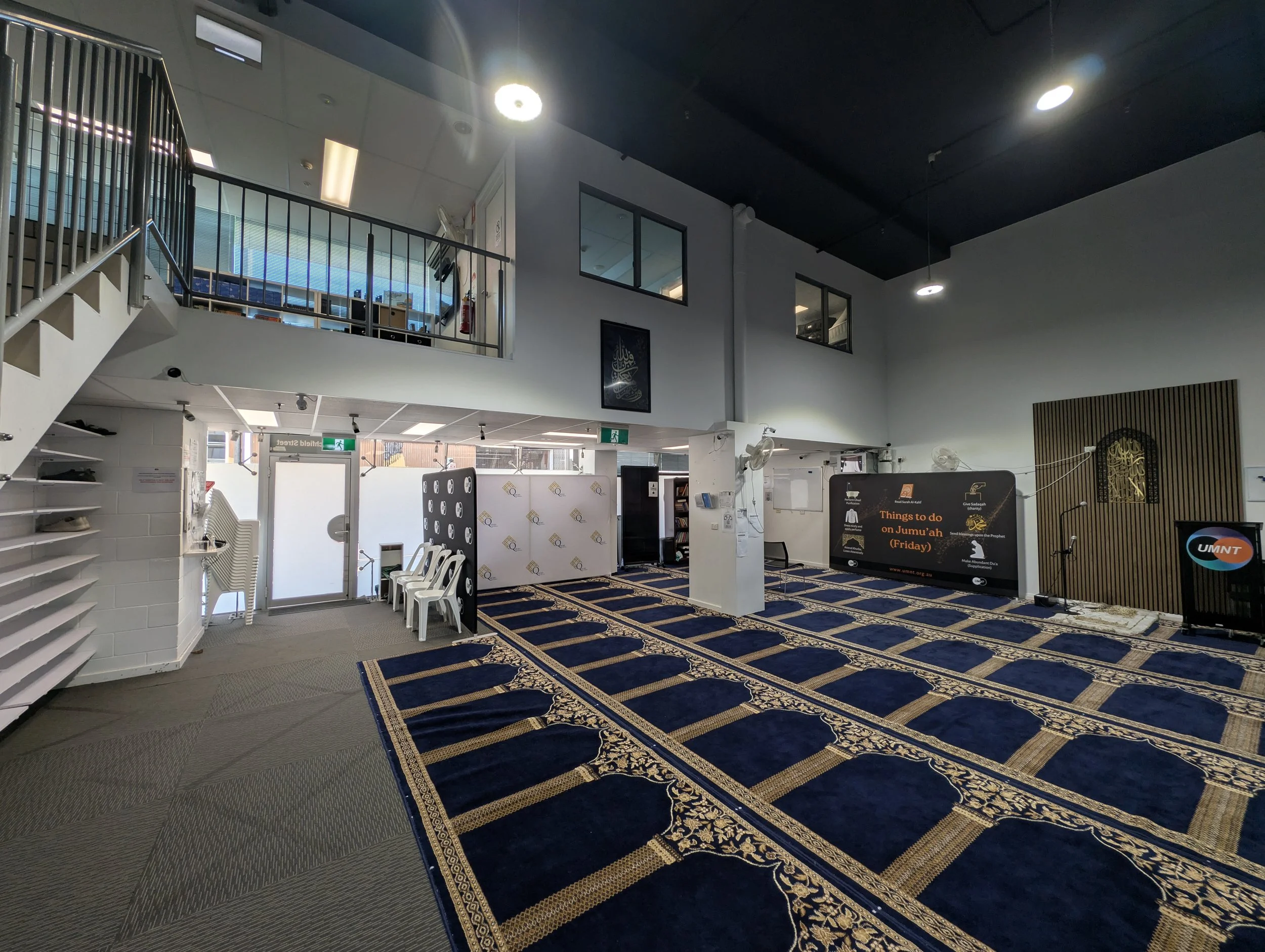 access to mezzanine floor