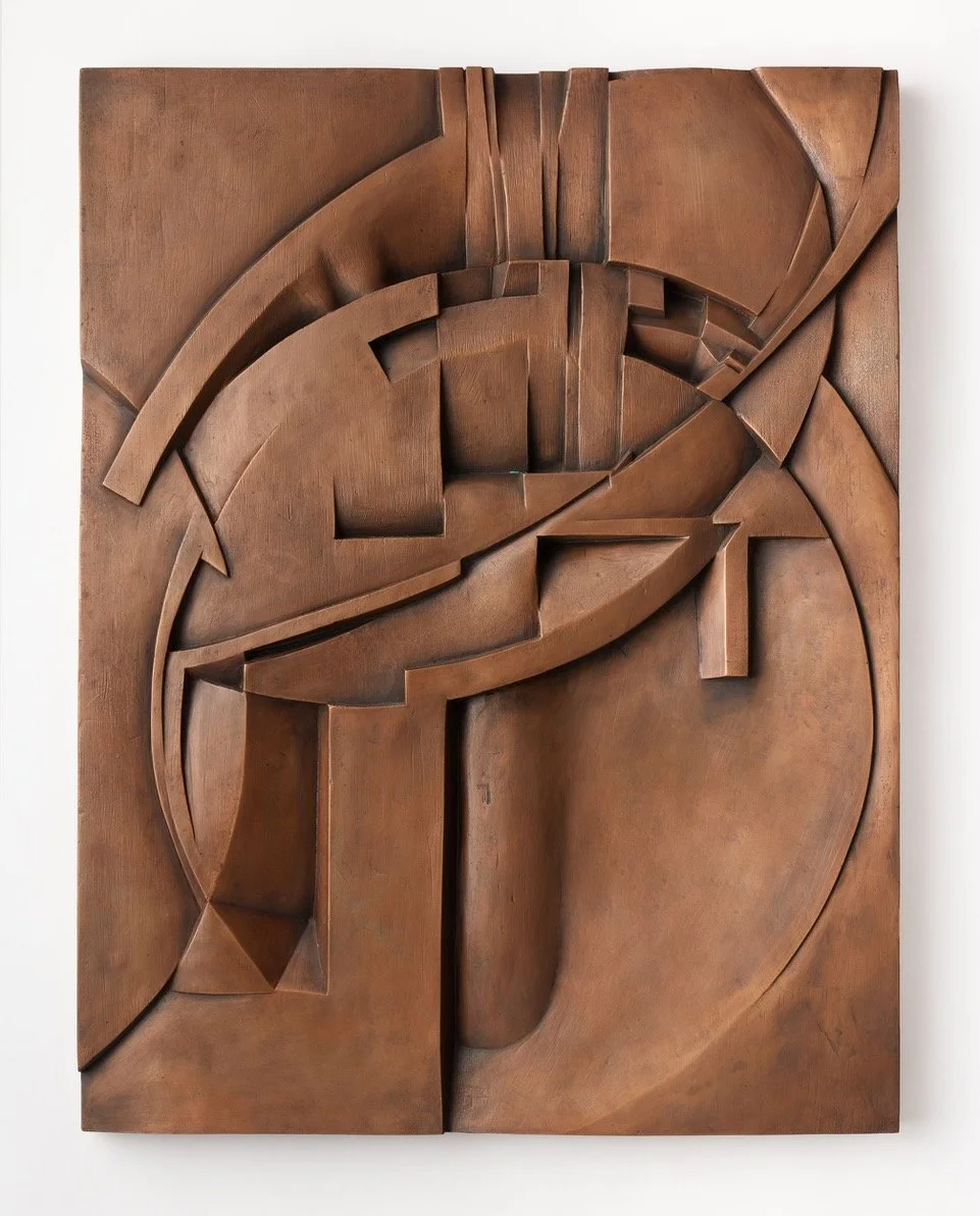 Friedrich Brütsch, Relief, Wind, 1977, Bronze