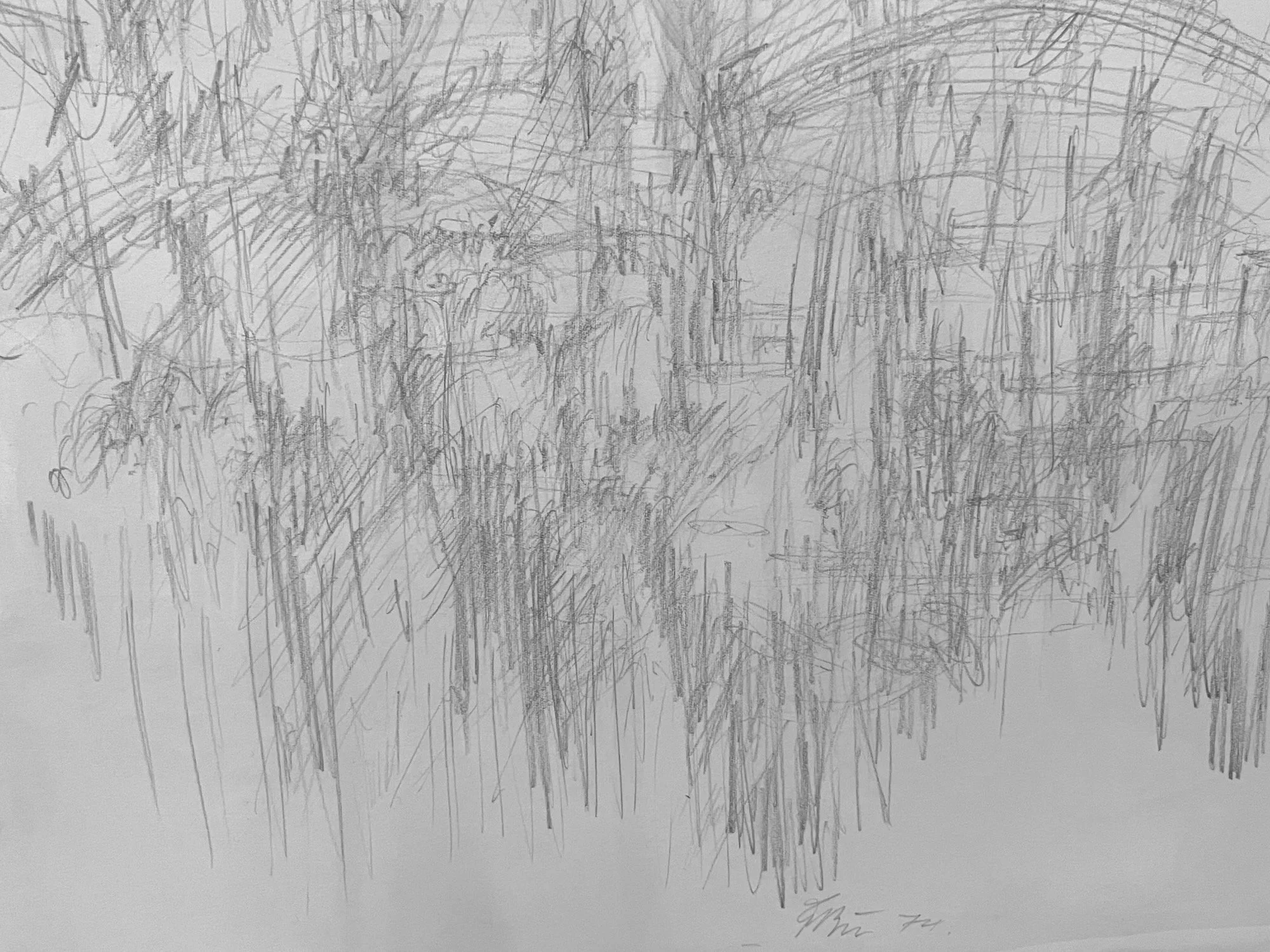 Zeichnung, Bleistift, 1974