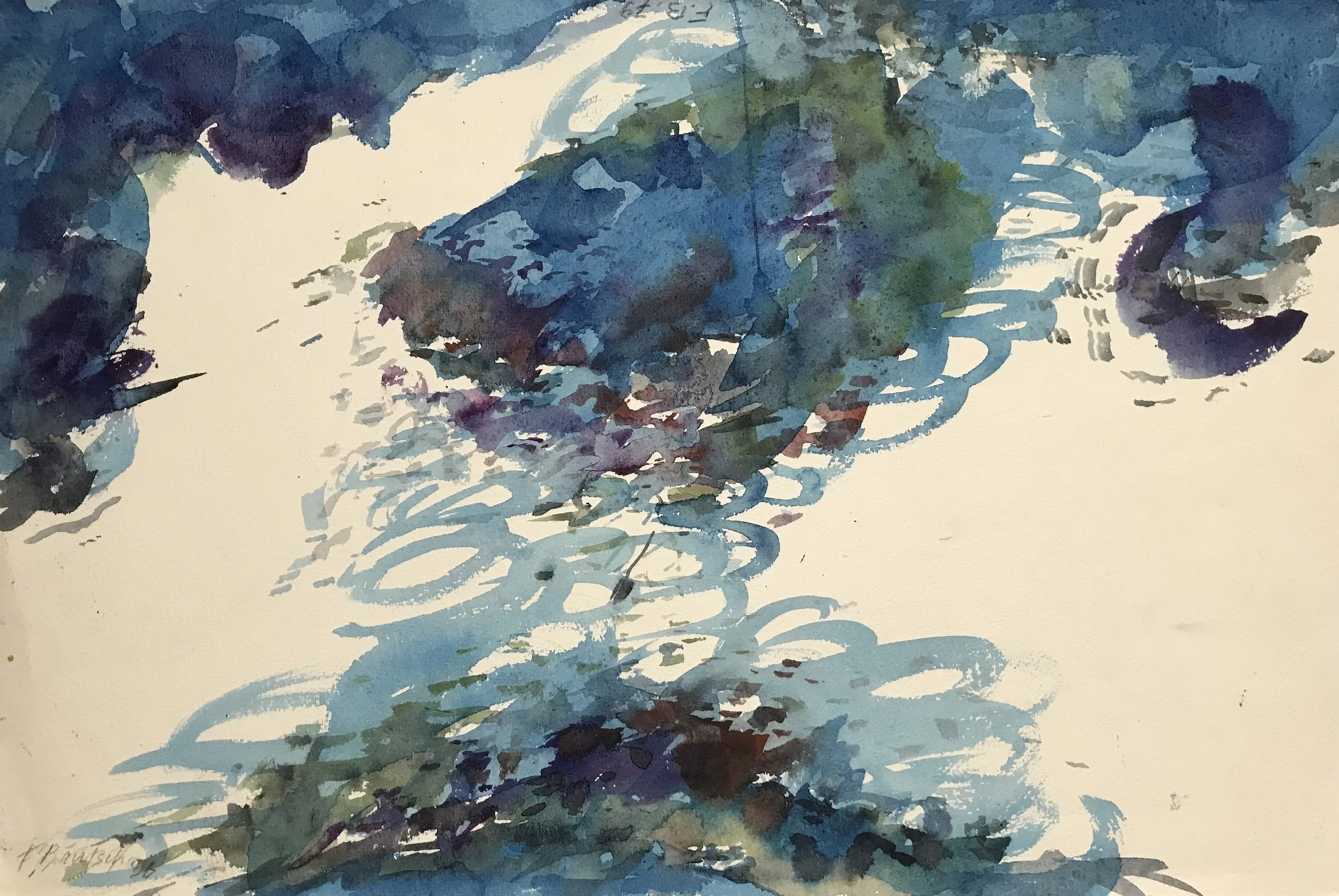 Ohne Titel, Aquarell