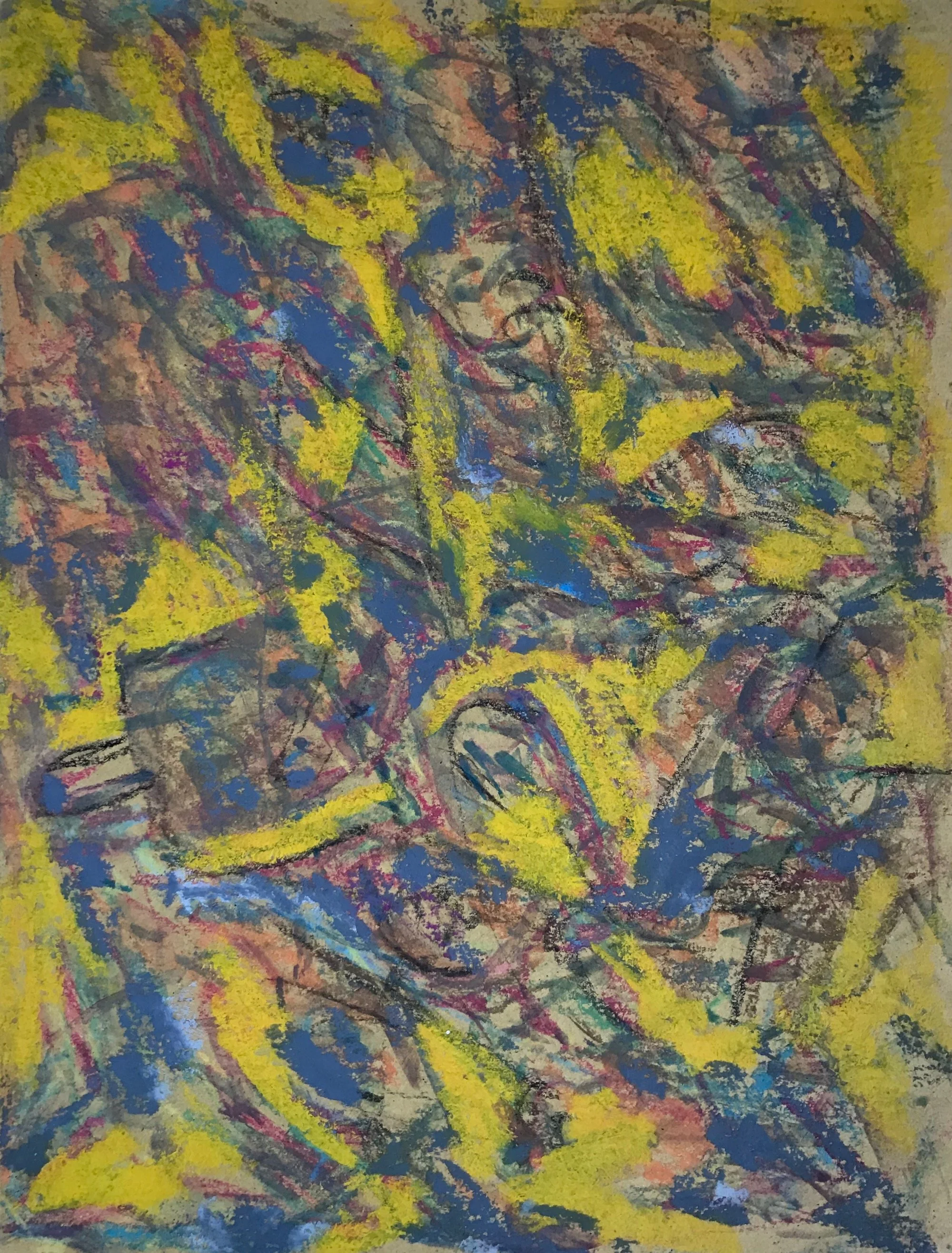 Ohne Titel, Ölkreide