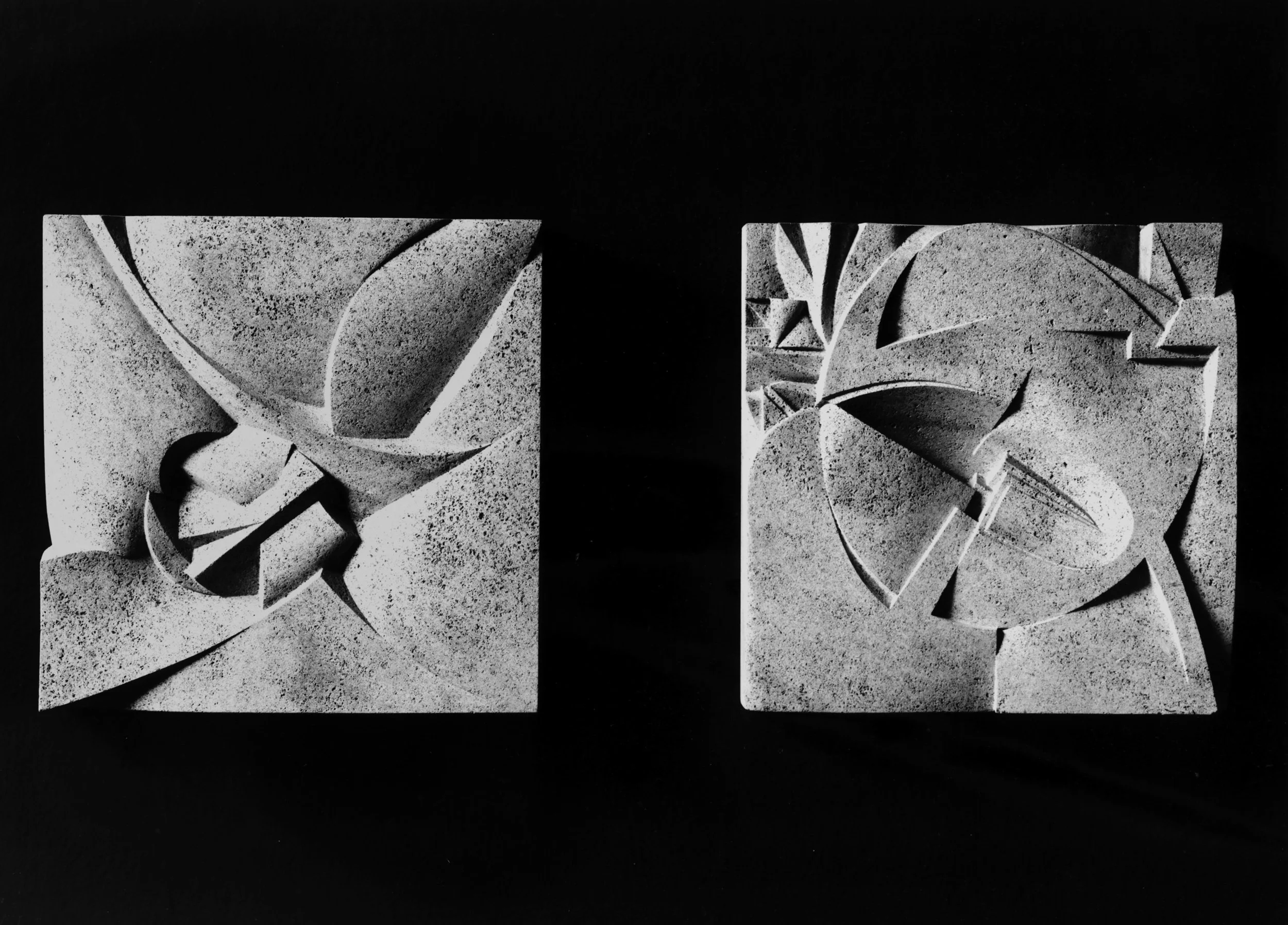 Frühling und Sommer, Vierhareszeiten, 1975, Bronze, 25 x 25 cm