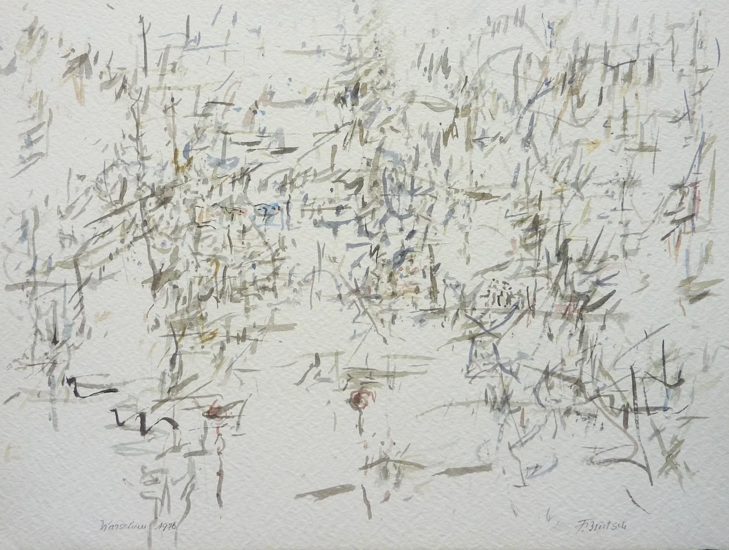 Ohne Titel, Aquarell