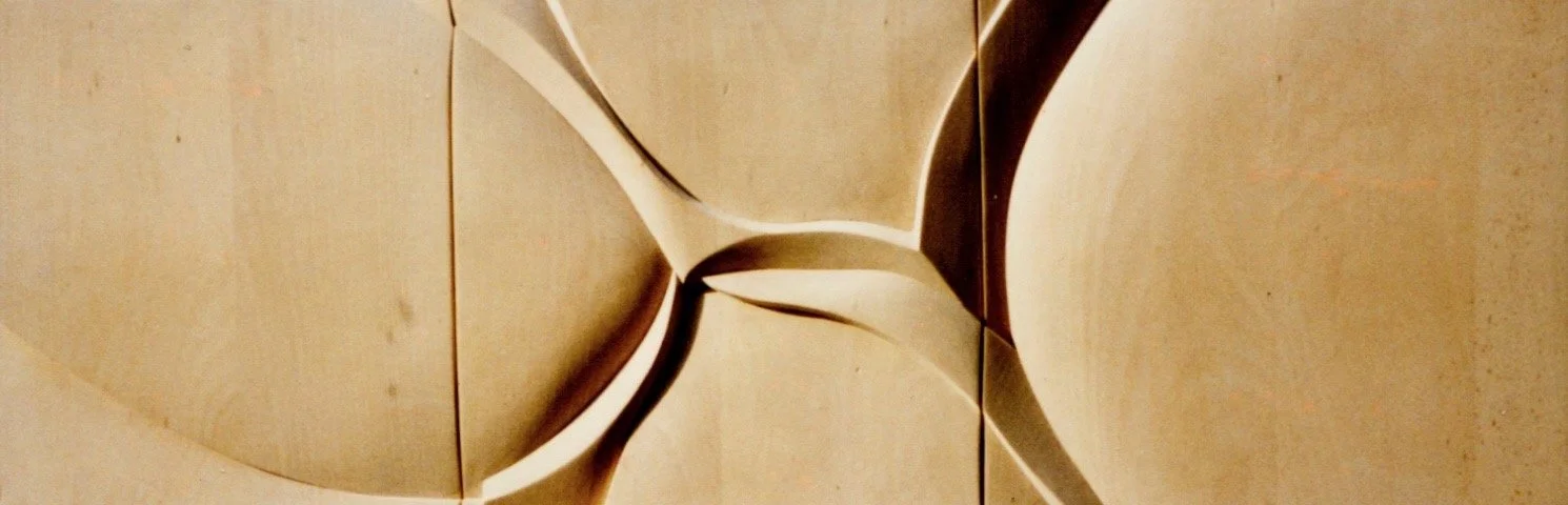 Dreiteilig Relief, LInde, 1998, 135 x 45 cm