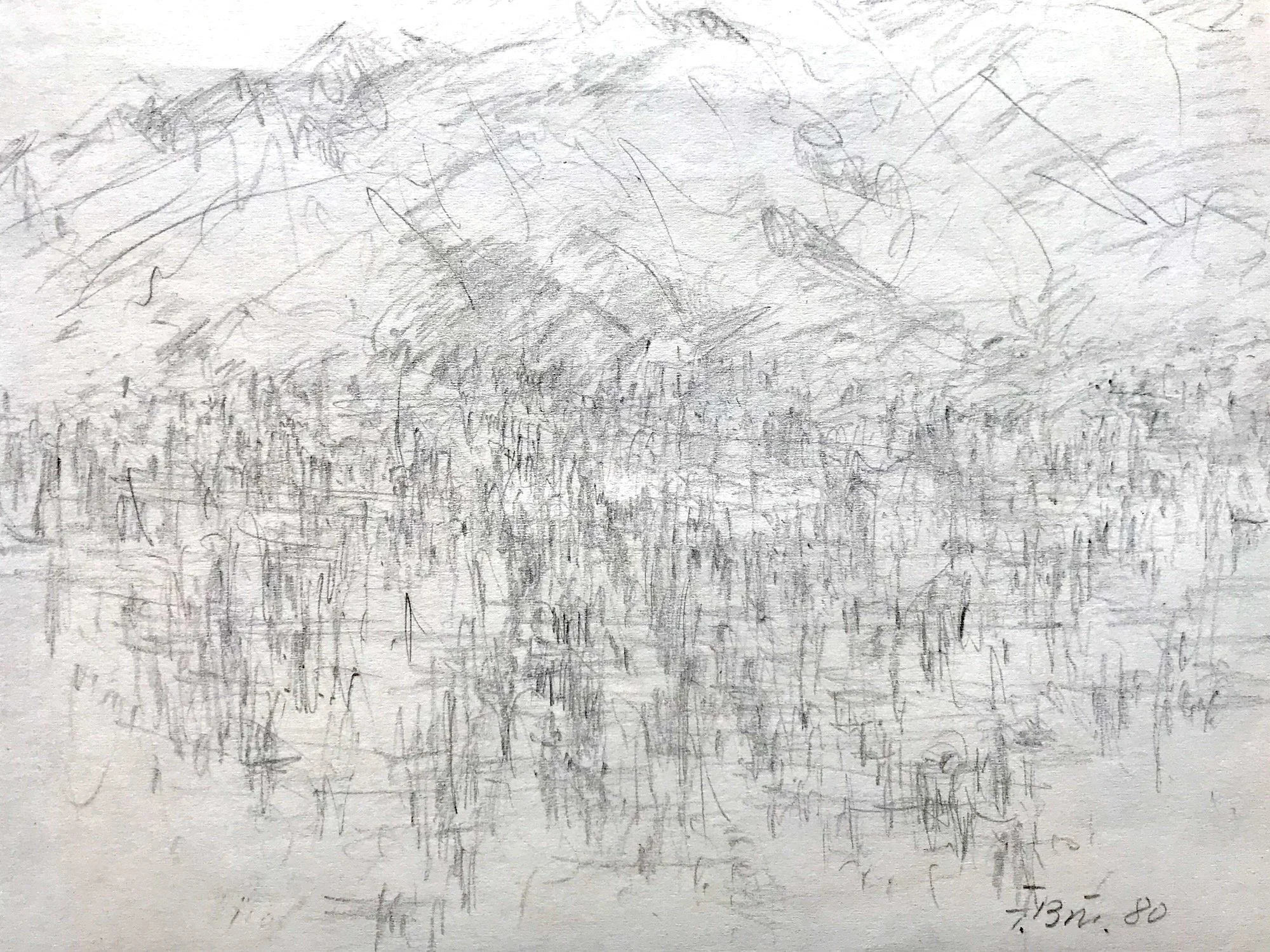 Zeichnung, Bleistift, 1980