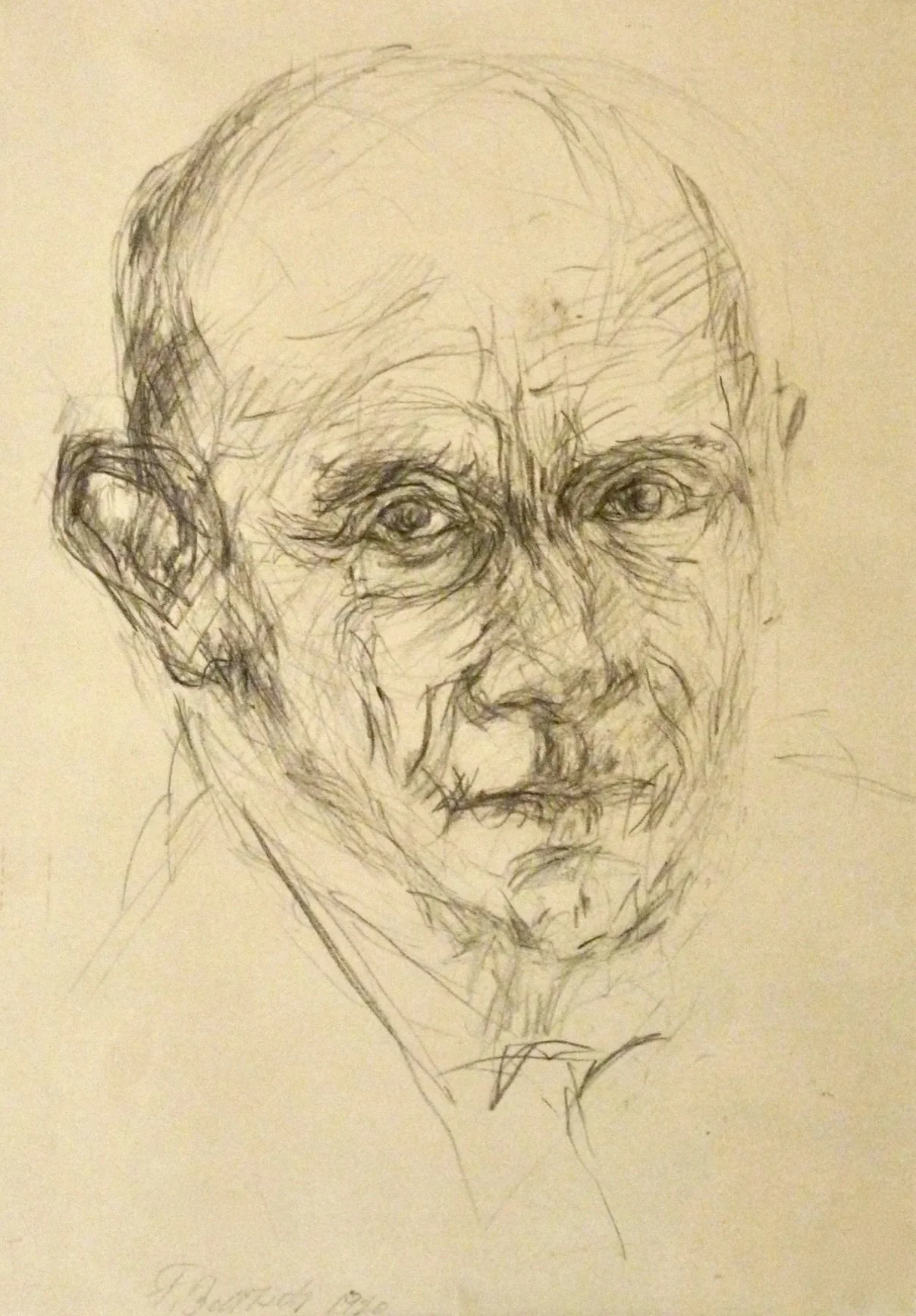 Zichnung,  Graphitstift, 1970