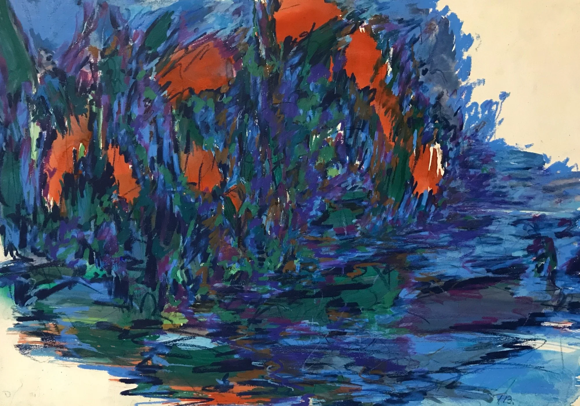 Ohne Titel, Mischtechnik