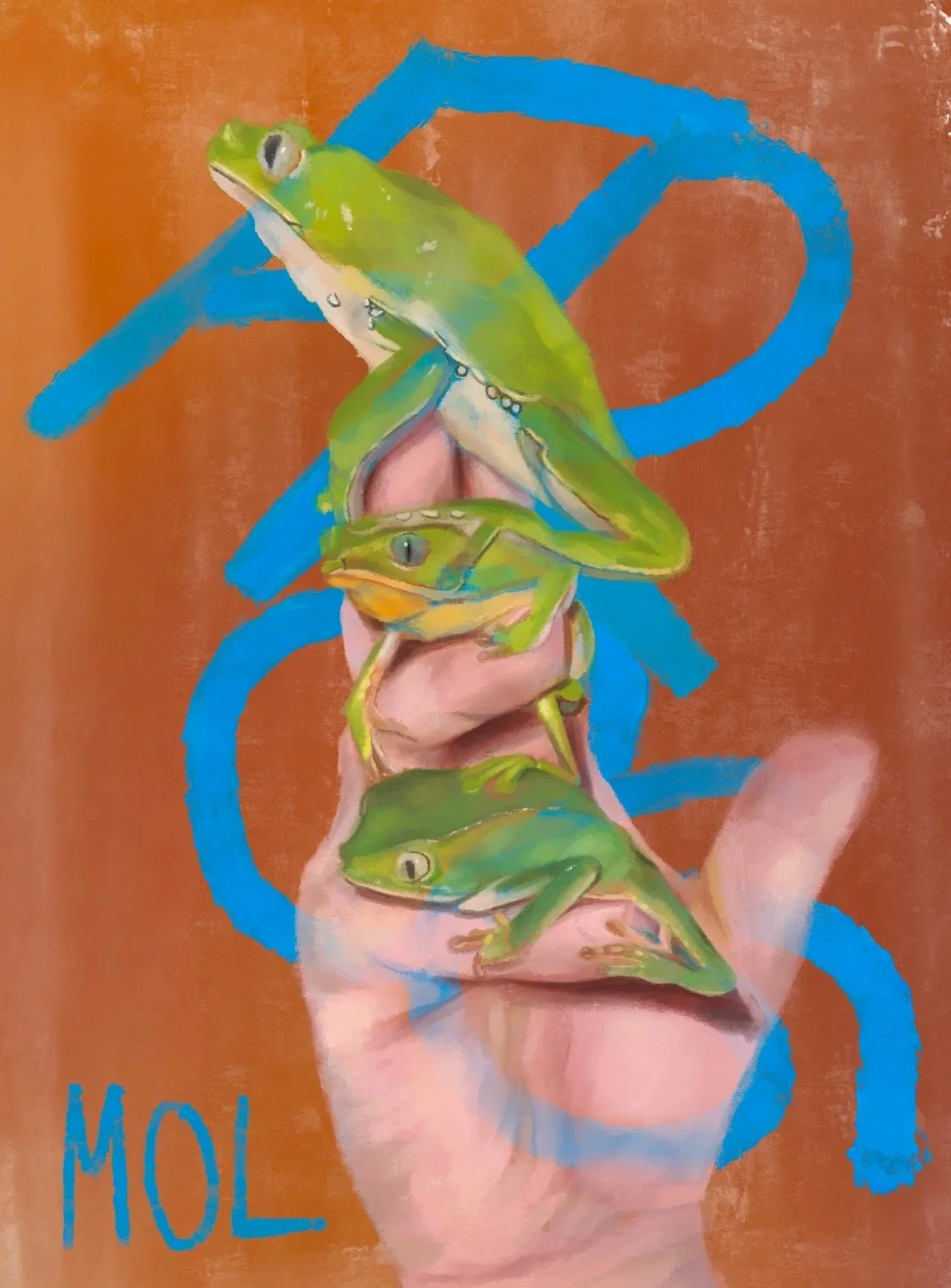 Digitale Pinselstriche