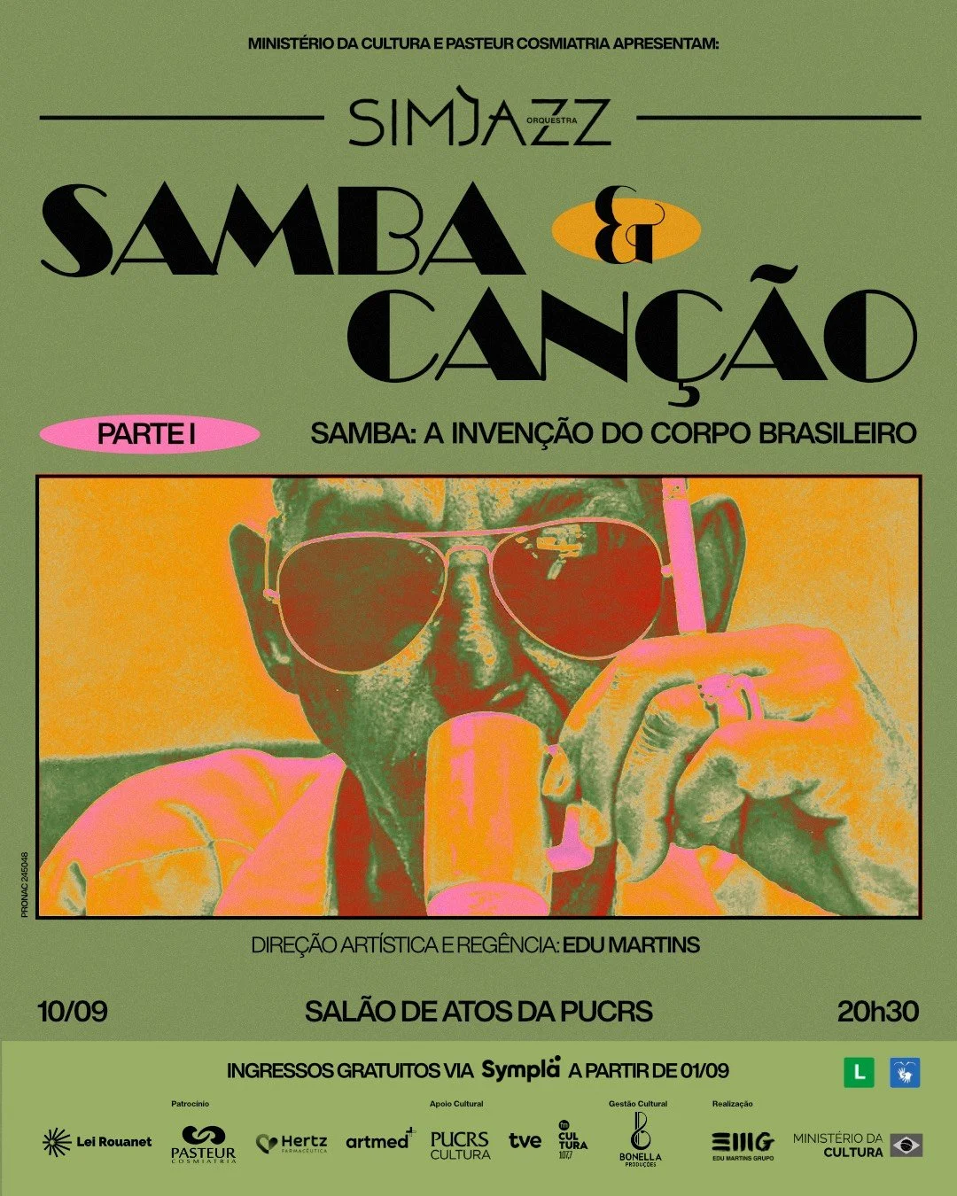 Simjazz apresenta Samba &amp; Canção – Parte 1: Samba – A Invenção Do Corpo Brasileiro