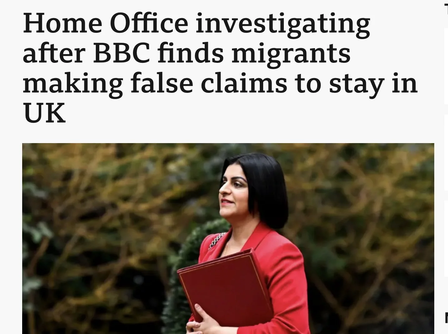 Domestic Abuse and the Immigration System: False Claims and Genuine Victims