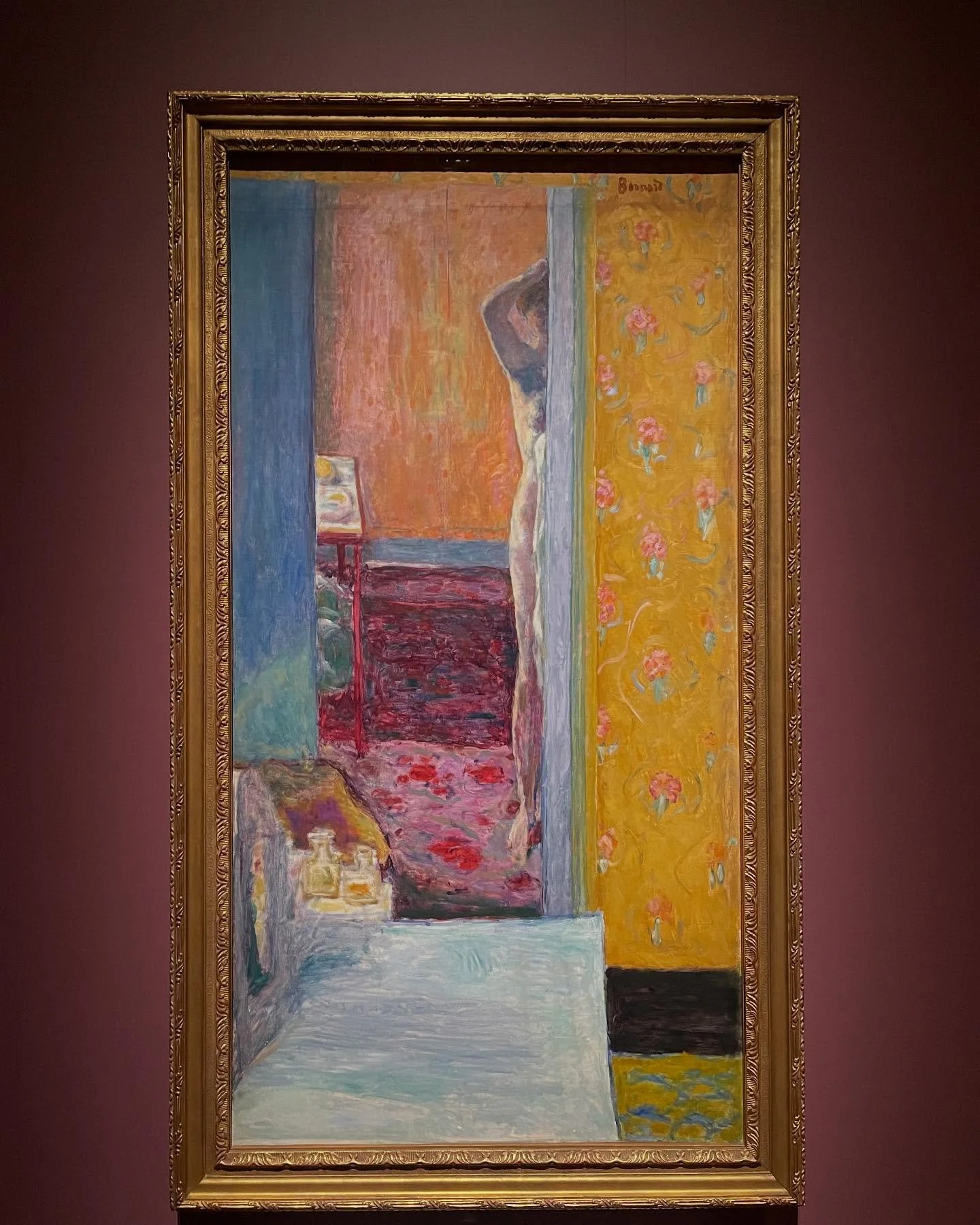 Bonnard och Norden / Bonnard and the Nordics just opened last night @nationalmuseumswe . It is dreamy and incredibly beautiful with lots of unseen gems and connections to Nordic painters. As curator @sculptomania said, it&rsquo;s the bubble that we a