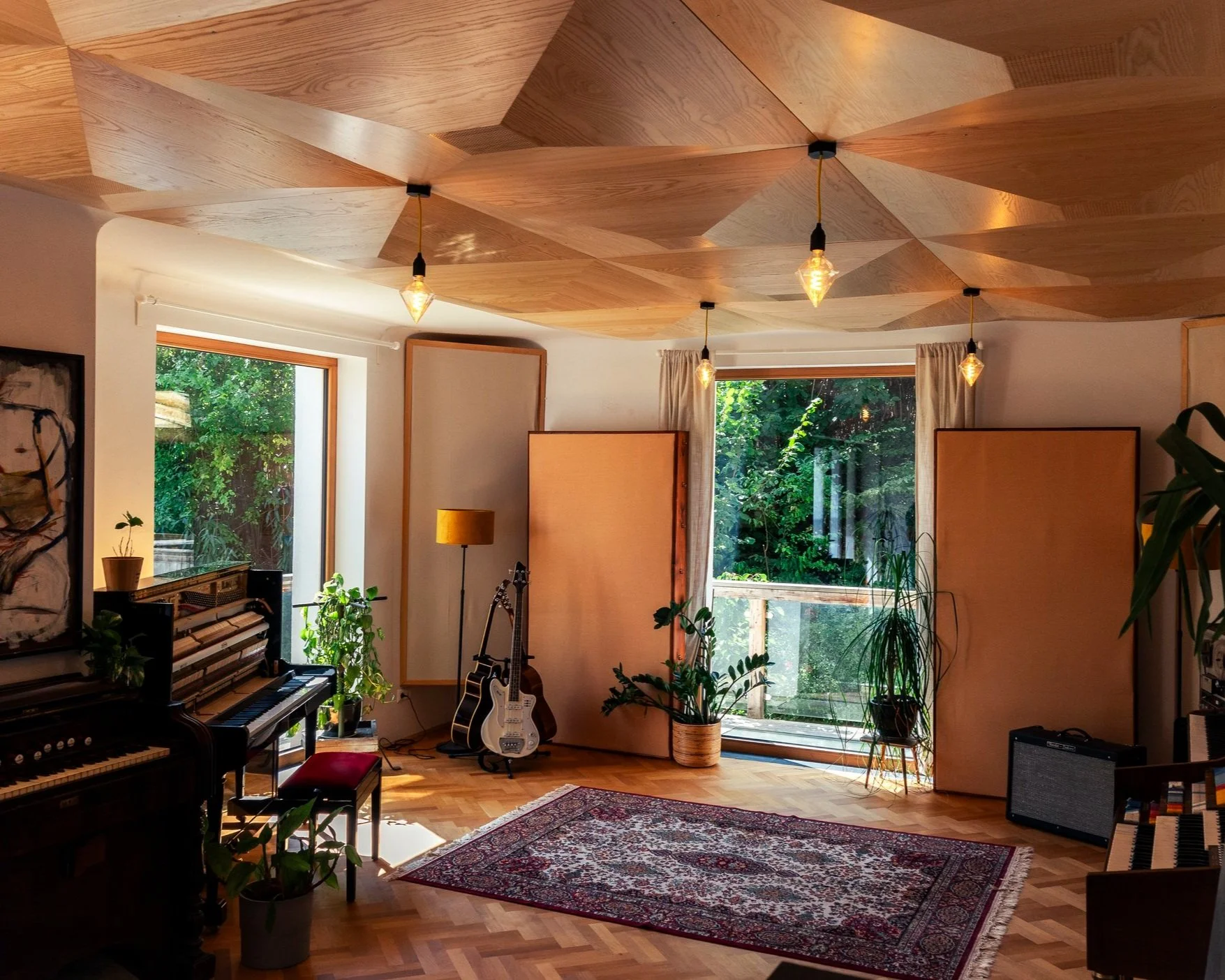 the main room at zonkey studios, record produce your music in vienna