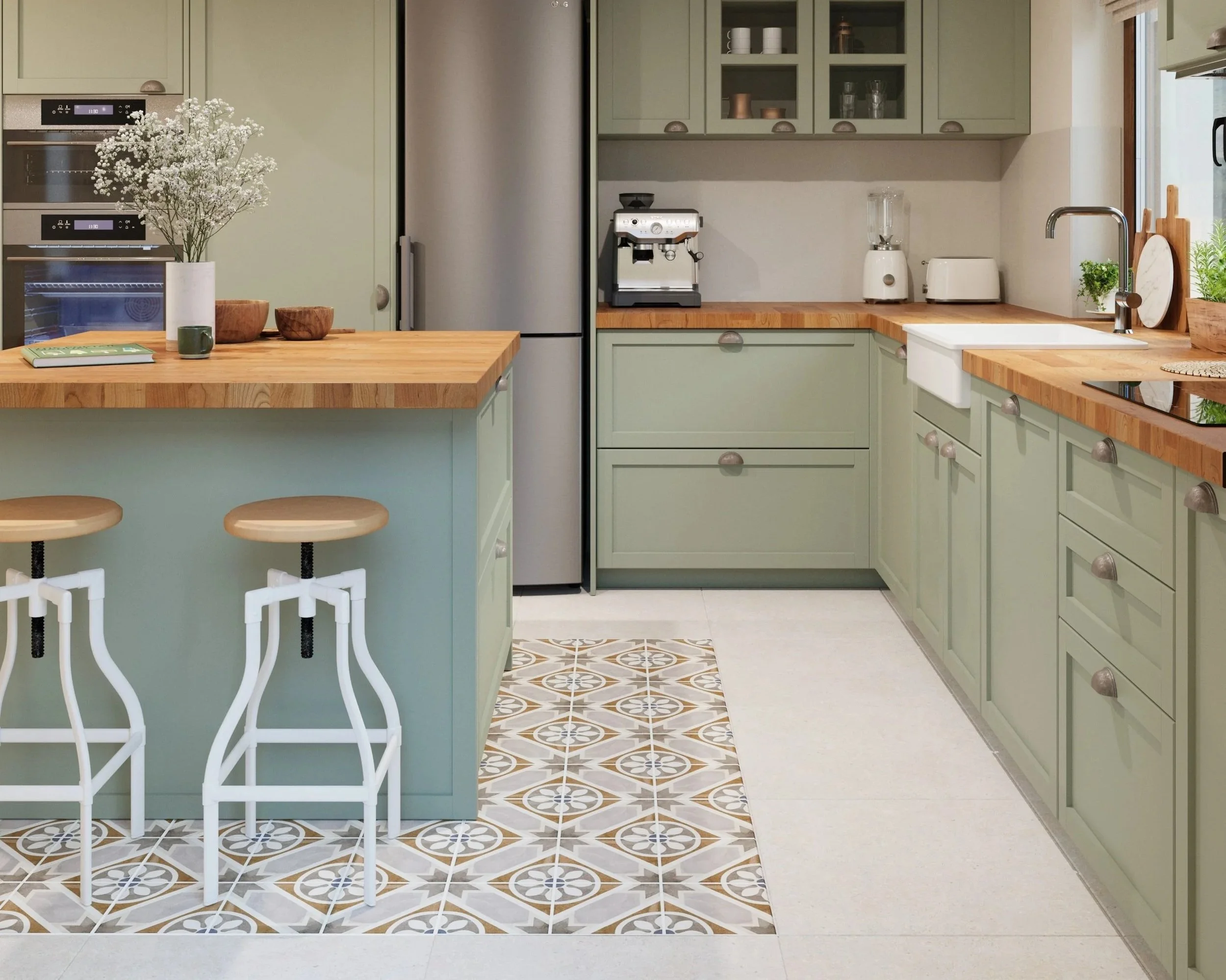 Green views and Blues tunes