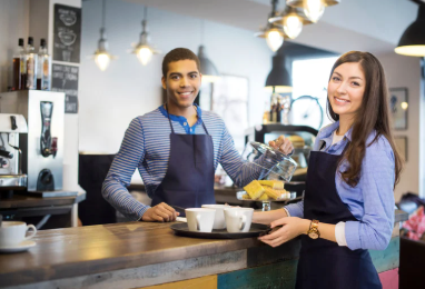 Barista and Waitress first jobs