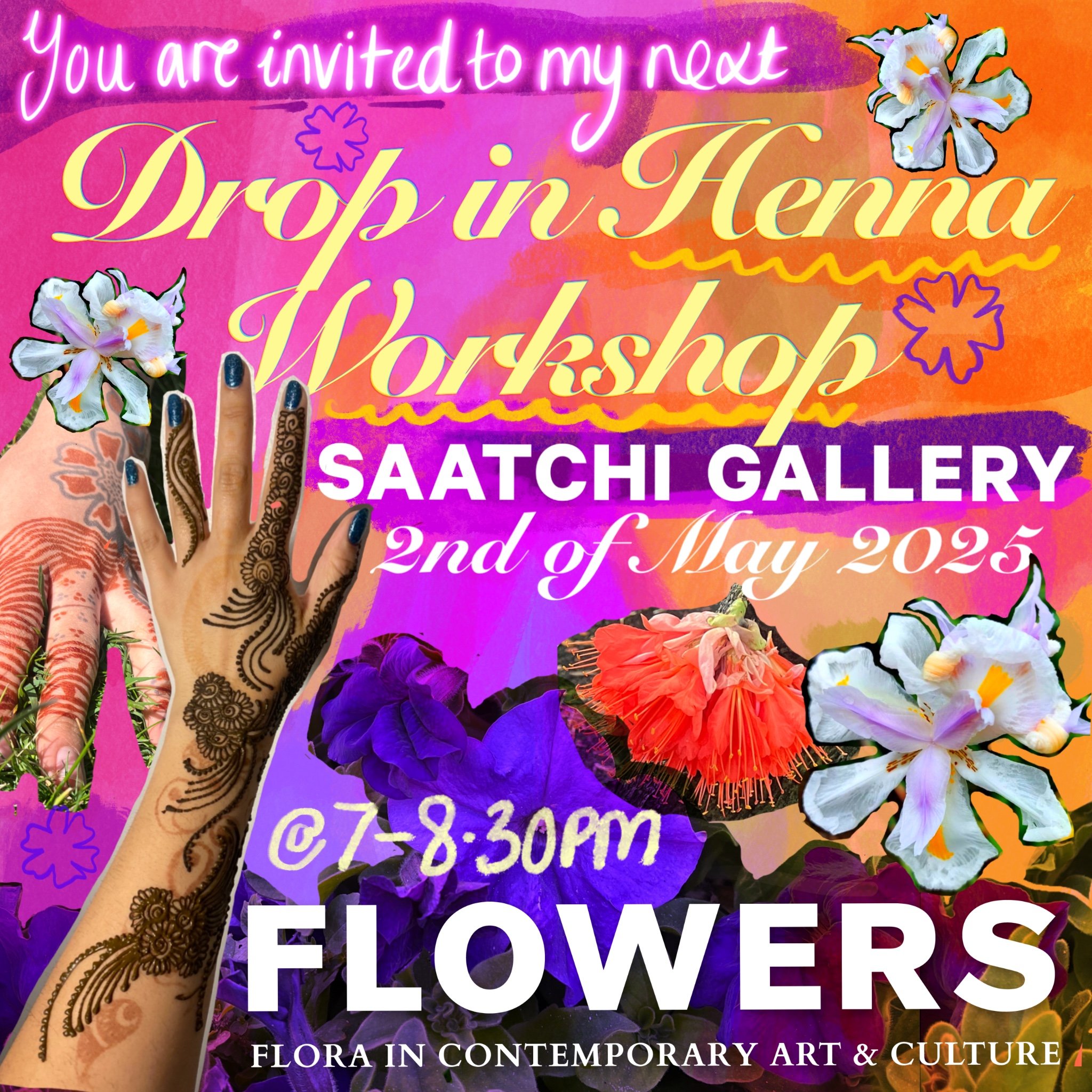 Saatchi Gallery Henna Workshop