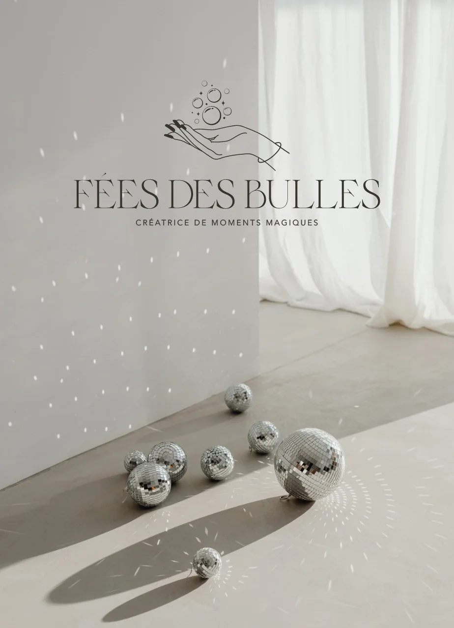 création site internet et logo décoratrice événementiel par le studio siana design