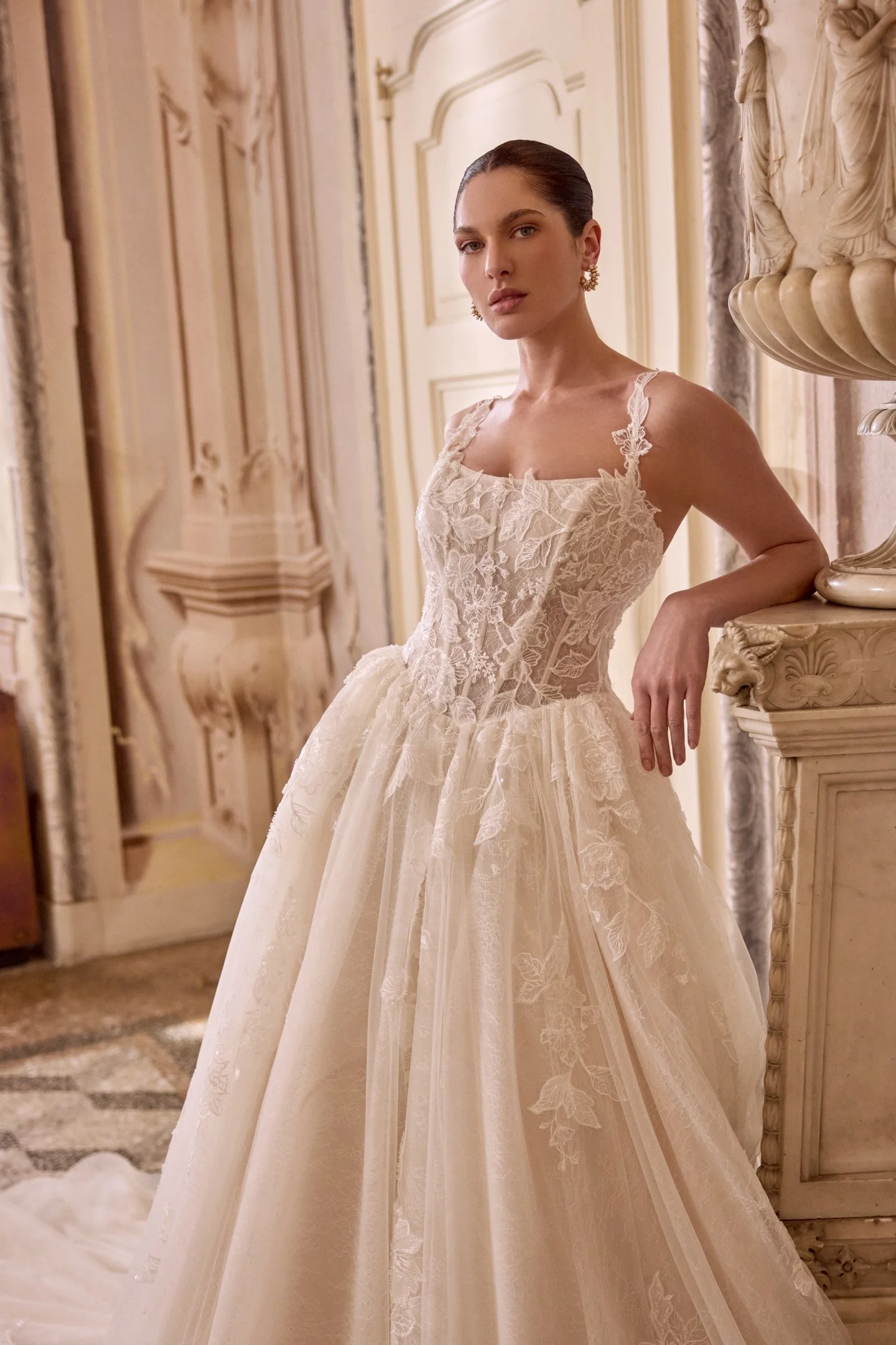 Sparkly Lace Ballgown with Lace