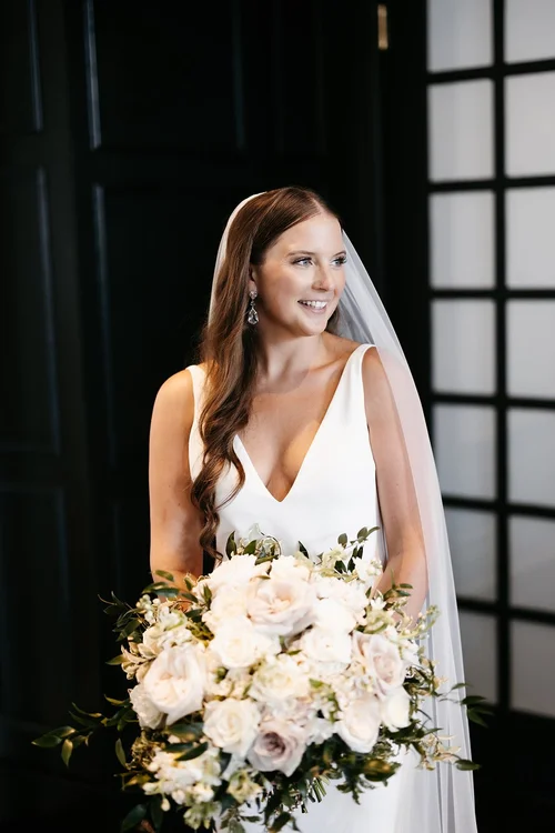 A Modern Chic Savannah Wedding at the Westin Harbor Lawn & Ballroom  Ivory  & Beau Wedding Boutique