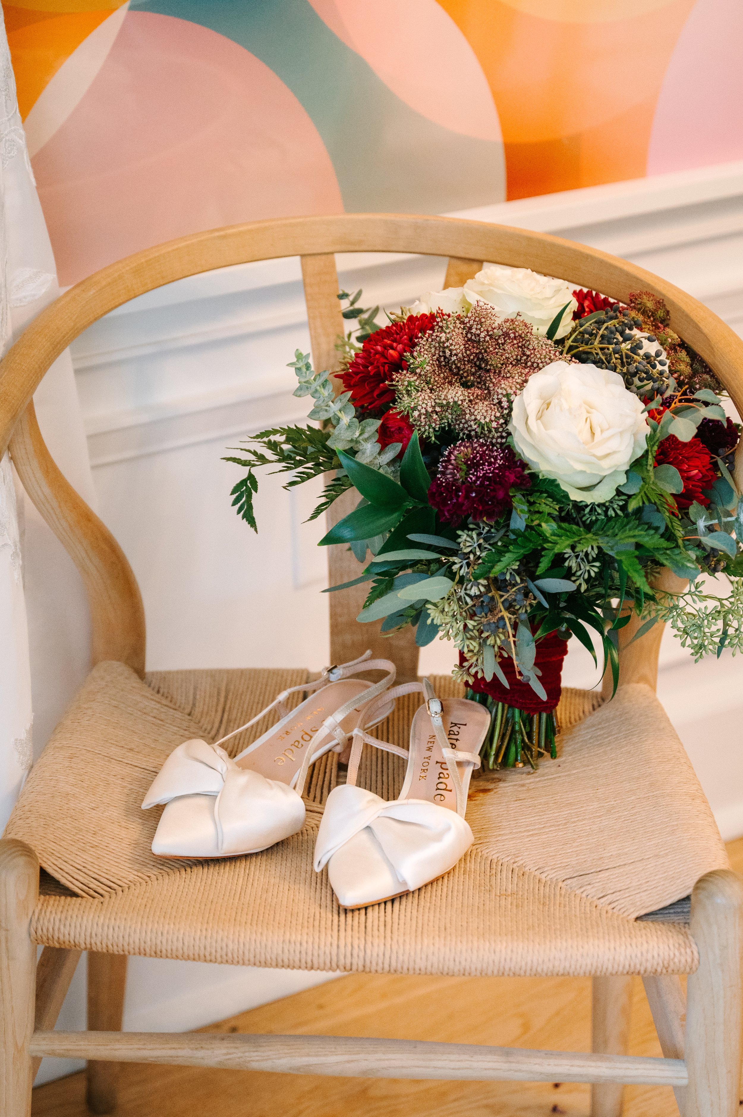 winter holiday bridal bouquet