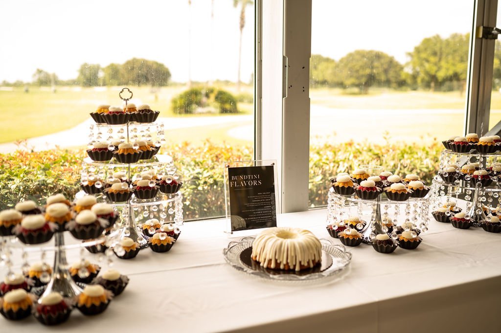 dessert table wedding reception