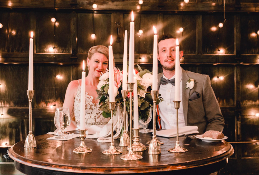 Shannon &amp; John: Tropical Pops of Color &amp; A Romantic Sea of Whimsy