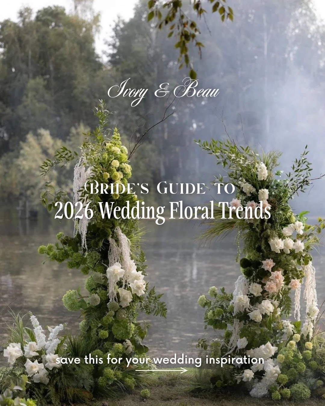 2026 wedding florals are leaning into texture, movement, and intentional design. Think soft draping elements, sculptural moments, and organic arrangements that feel both romantic and editorial. We&rsquo;re loving florals that transform a space and fe