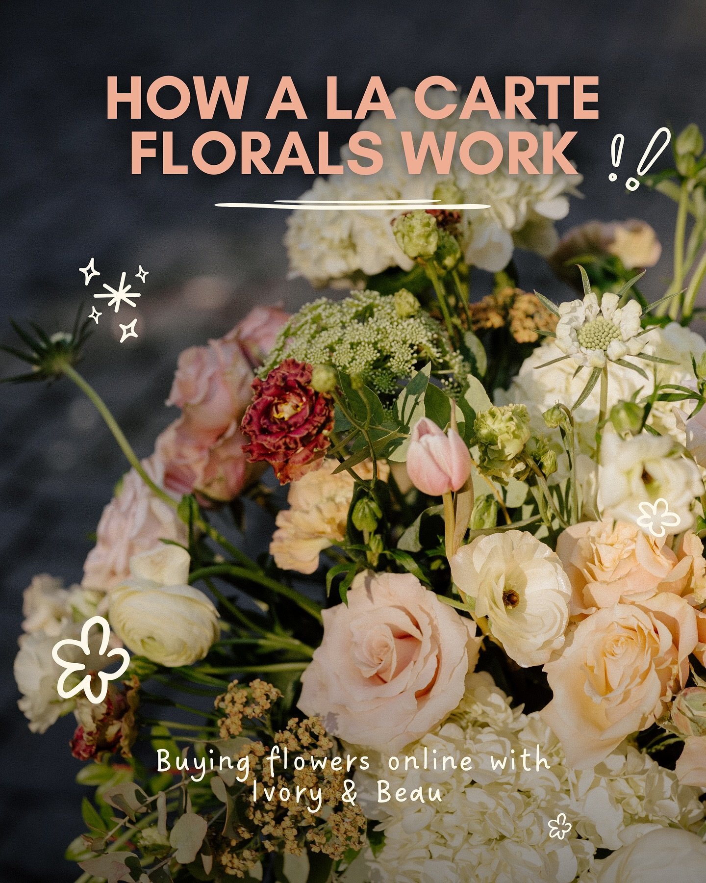 Are you planning a wedding on a budget? Do you have a color theme in mind and want a trusted florist to take care of the rest? Then shopping a la carte florals could be an incredible option to consider during wedding planning? 

Head to our website (
