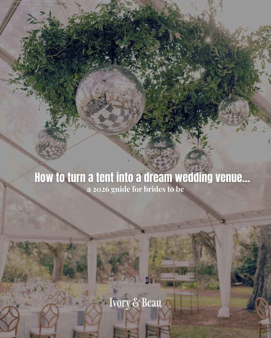 Tented weddings are honestly so magical when they&rsquo;re done right. You get the beauty of being outside with the comfort of a reception space, truly the best of both worlds.

We&rsquo;re sharing a few of our favorite tips to make your tented weddi