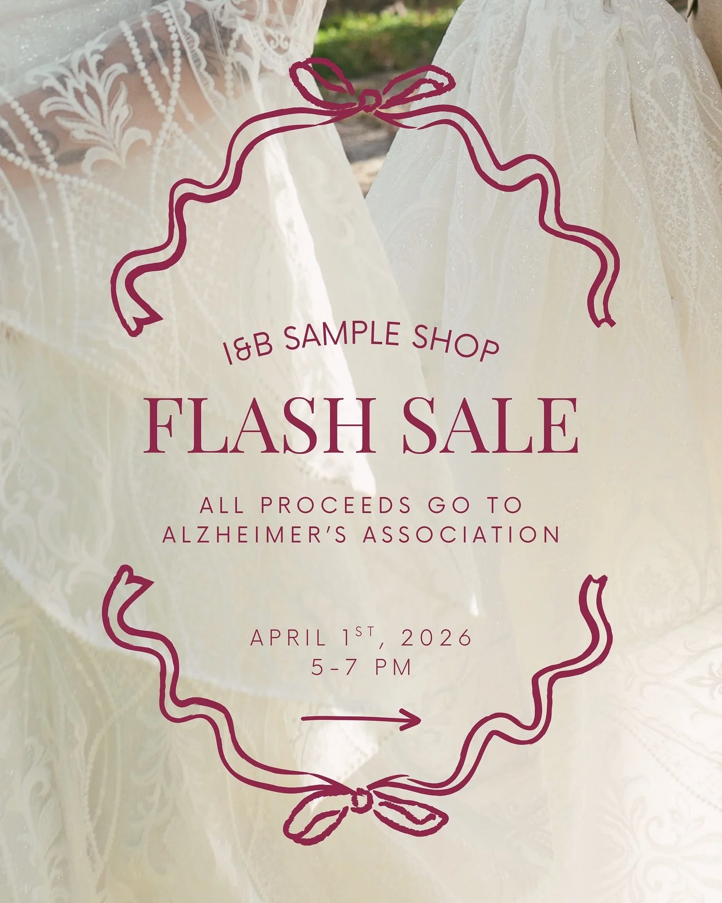 WE&rsquo;RE HAVING A FLASH SALE ON APRIL 1ST! 💥👗 All proceeds will go to the Alzheimer&rsquo;s Association! 

We&rsquo;re keeping the shop open from 5-7 pm on Wednesday, April 1st, for a flash sale on our sample shop side of the boutique:

🤍 40 dr