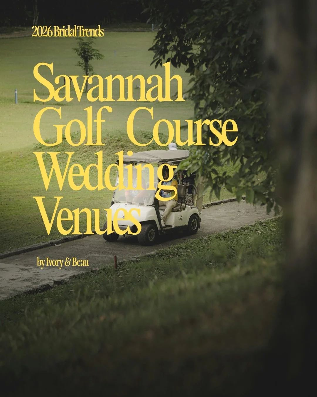If you&rsquo;re planning a Savannah wedding, a golf course wedding is something to consider 🤍

Effortless, elevated, and already stunning, so you don&rsquo;t have to overdo a thing.

Find your dress with Ivory &amp; Beau and let us design florals th