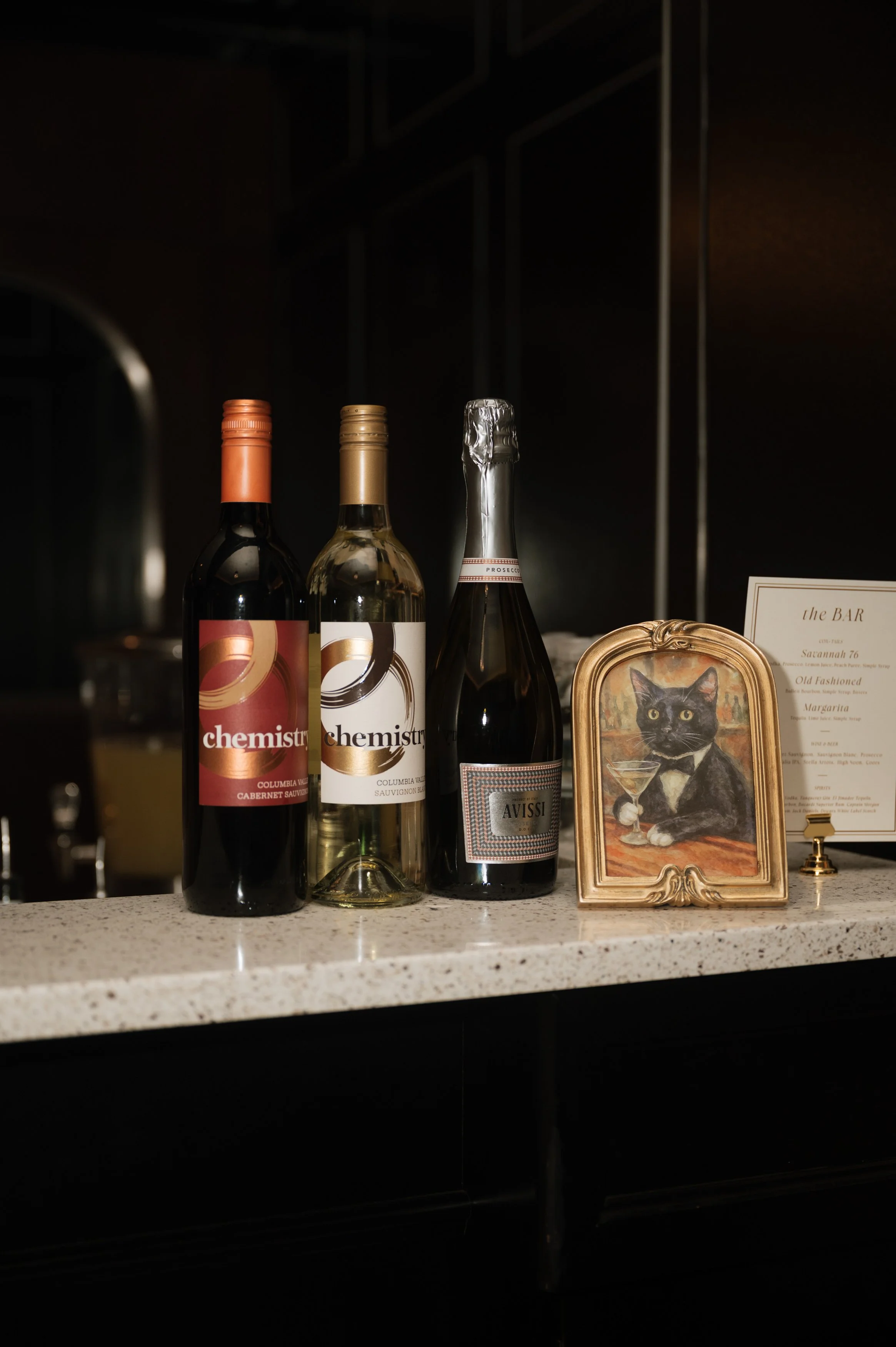 Personalized Wedding Bar Perry Lane Hotel Savannah