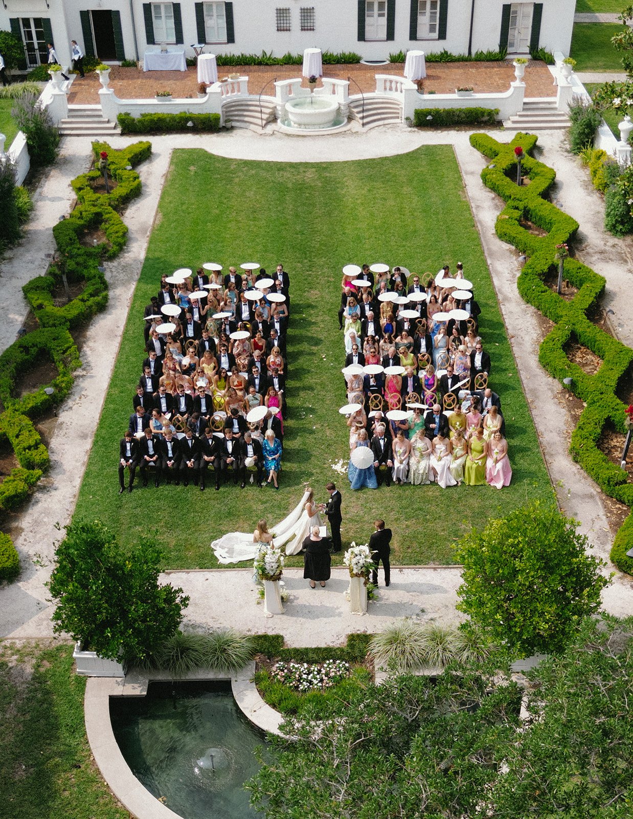 drone wedding photography at jekyll island club hotel .jpg