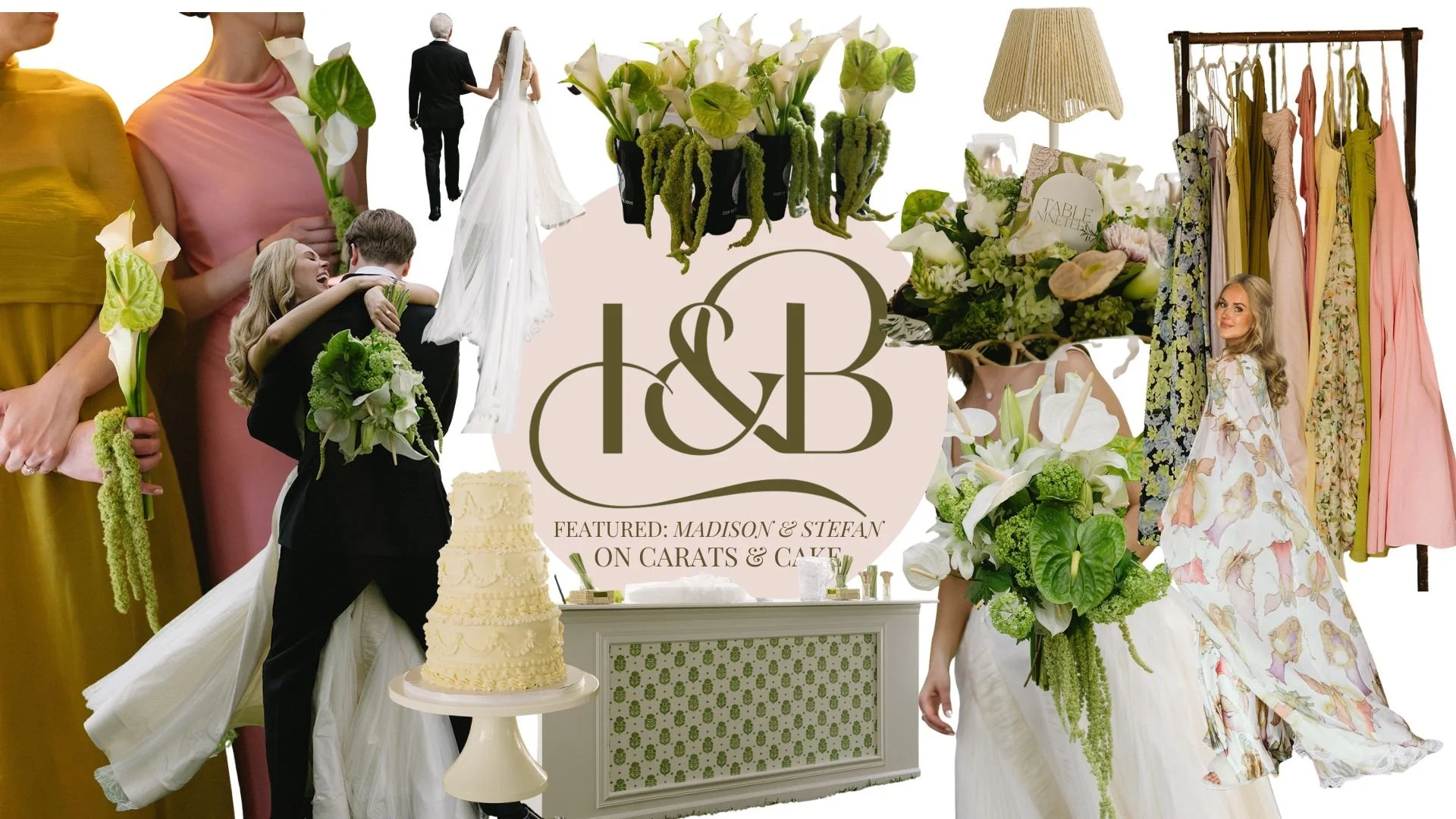 Featured on Carats &amp; Cake: Madison &amp; Stefan’s Romantic Garden Tented Wedding
