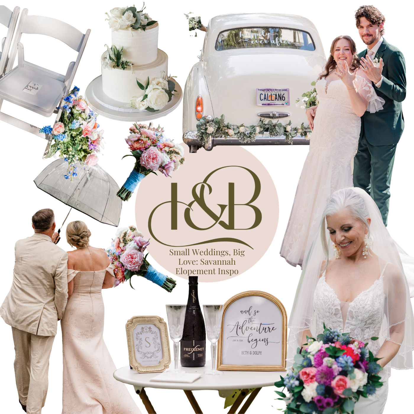 Small Weddings, Big Love: Savannah Elopement Inspiration