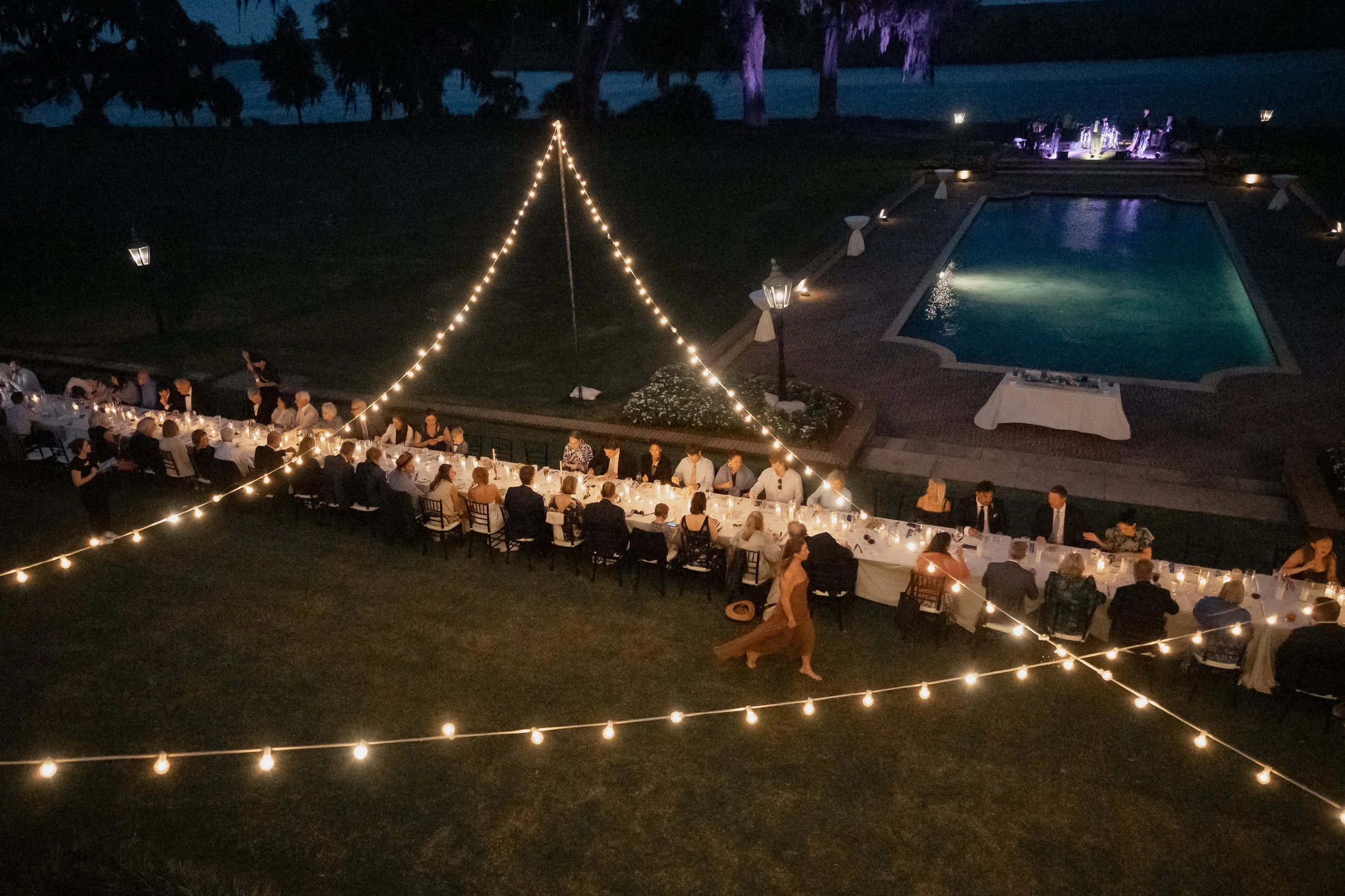 outdoor reception ford field & river club wedding.jpg