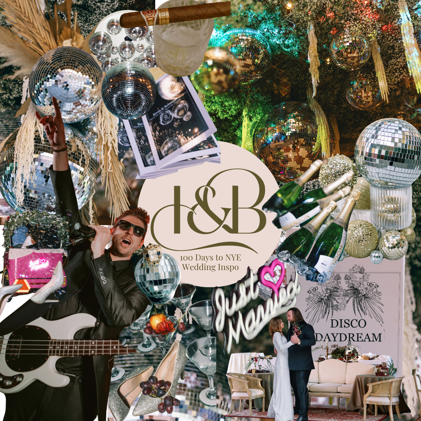 100 DAYS UNTIL NEW YEAR’S EVE + Wedding Inspiration: A Disco Daydream in Savannah, Georgia