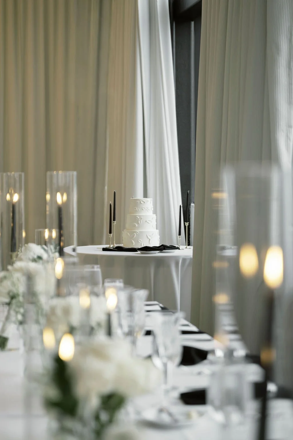 bud vases and candlelight southern wedding inspiration.jpg