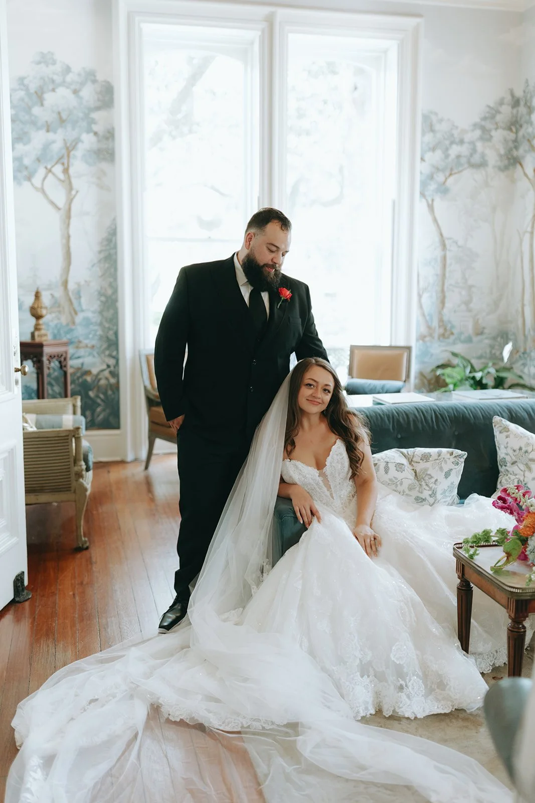 southern bride in maggie sottero.jpg