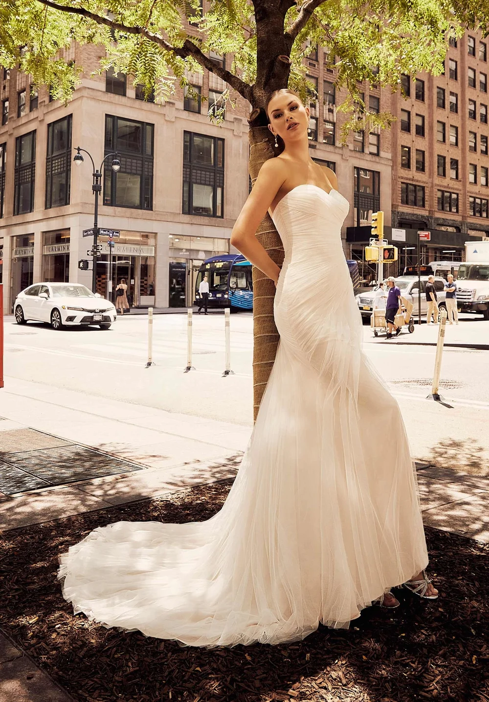 jackie 15006 fitted tulle Wedding dress sweetheart neckline by Amy Eve Morilee  Ivory & Beau Wedding Boutique