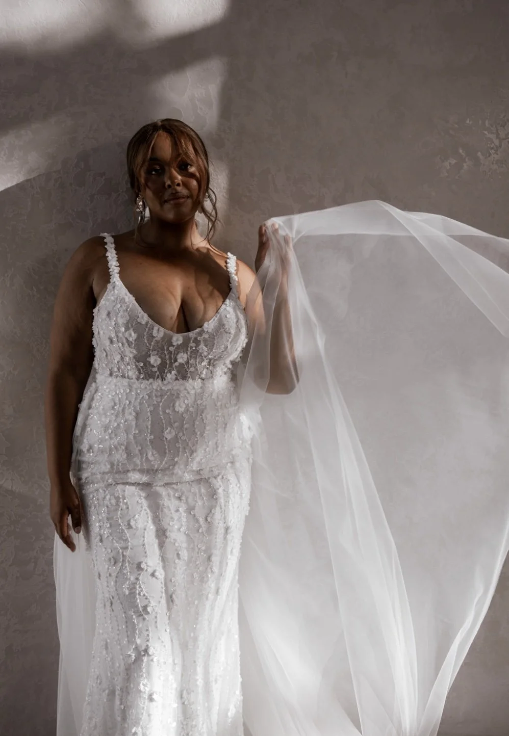 Lenni size 16 Sample Sale Gown by Made With Love  Ivory & Beau Wedding  Boutique