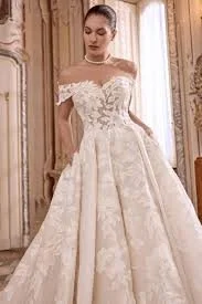 Floral Lace Ballgown