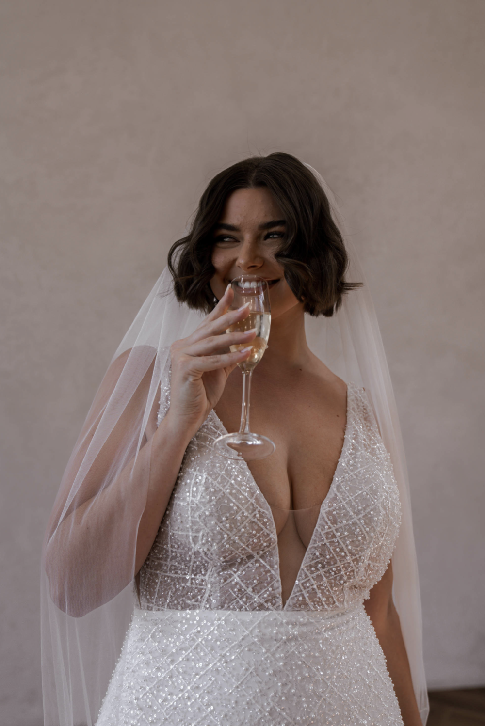 Kendall size 18 Sample Sale Gown by Made With Love  Ivory & Beau Wedding  Boutique