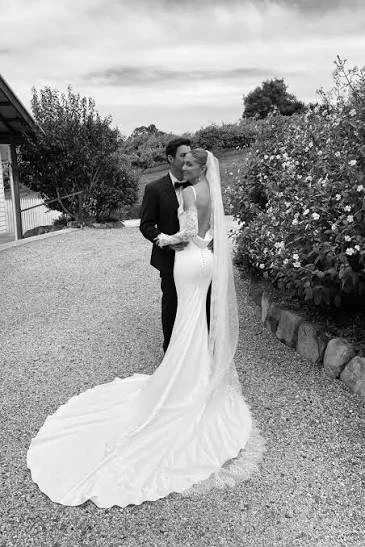 Sheath Gown with Low Cowl Back