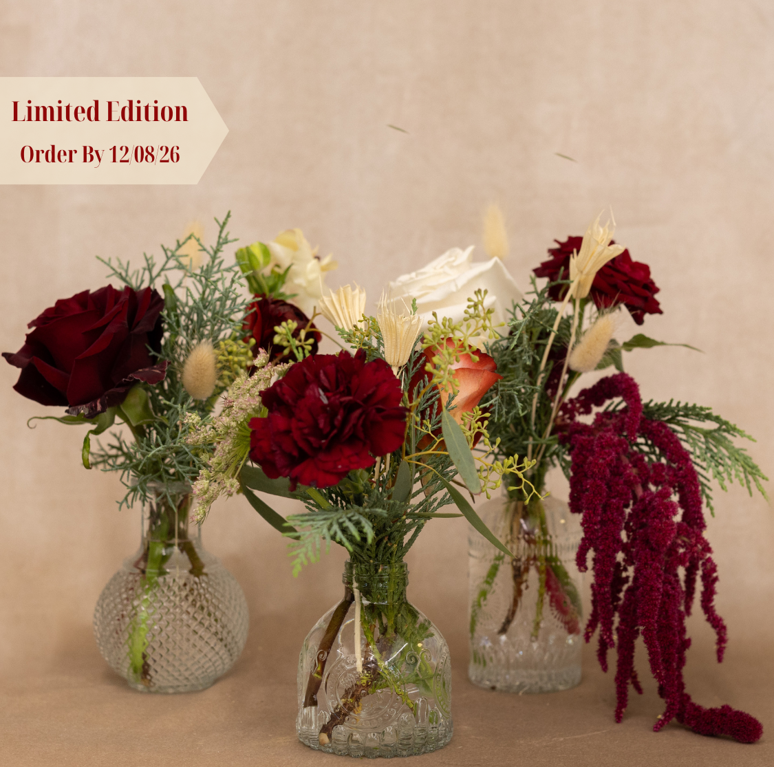 Seasonal Bud Vases Trio