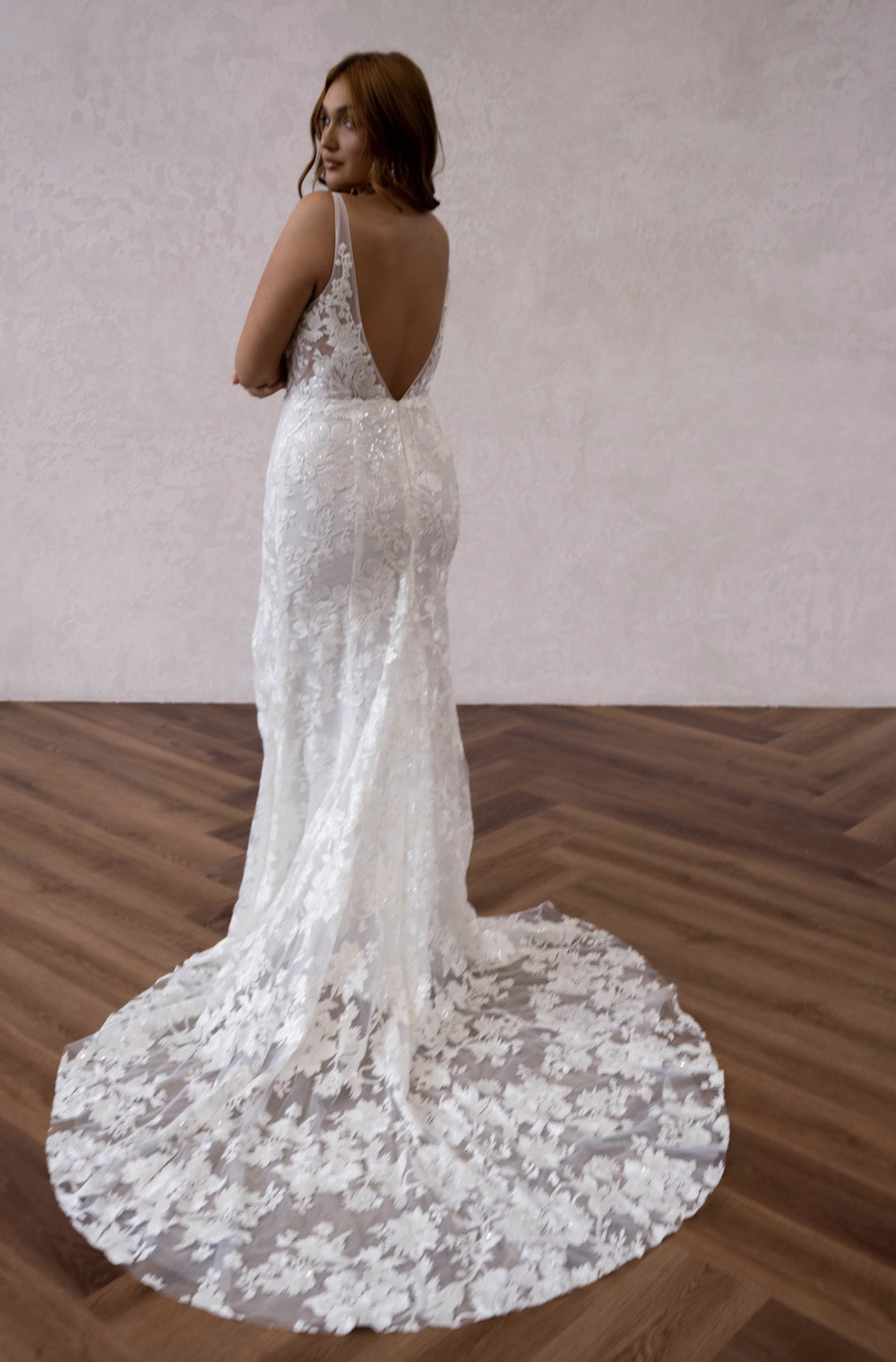 size 16 ivory wedding dress Casablanca Beloved BL286 Delilah Size 16 Lace A Line Wedding Dress Bri
