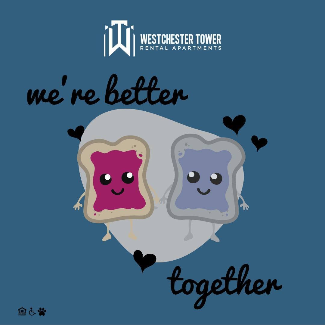 Our community and residents go together like peanut butter and jelly, the ultimate duo! Thank you for being our amazing residents, and happy International Peanut Butter and Jelly Day!

#peanutbutterandjellyday #pb&amp;j #internatinalpeanutbutterandje