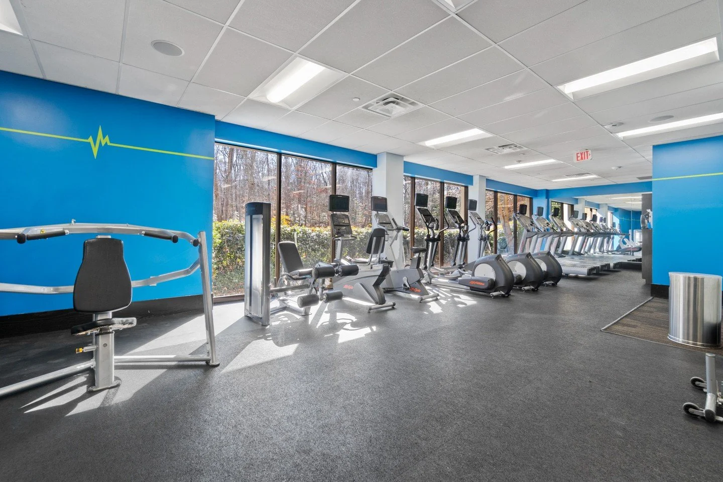 Ready to crush your fitness goals? Our bright, modern fitness center is just steps from your front door with no commute required! Whether you&rsquo;re starting your wellness journey or keeping up your routine, we&rsquo;ve got the space and equipment 
