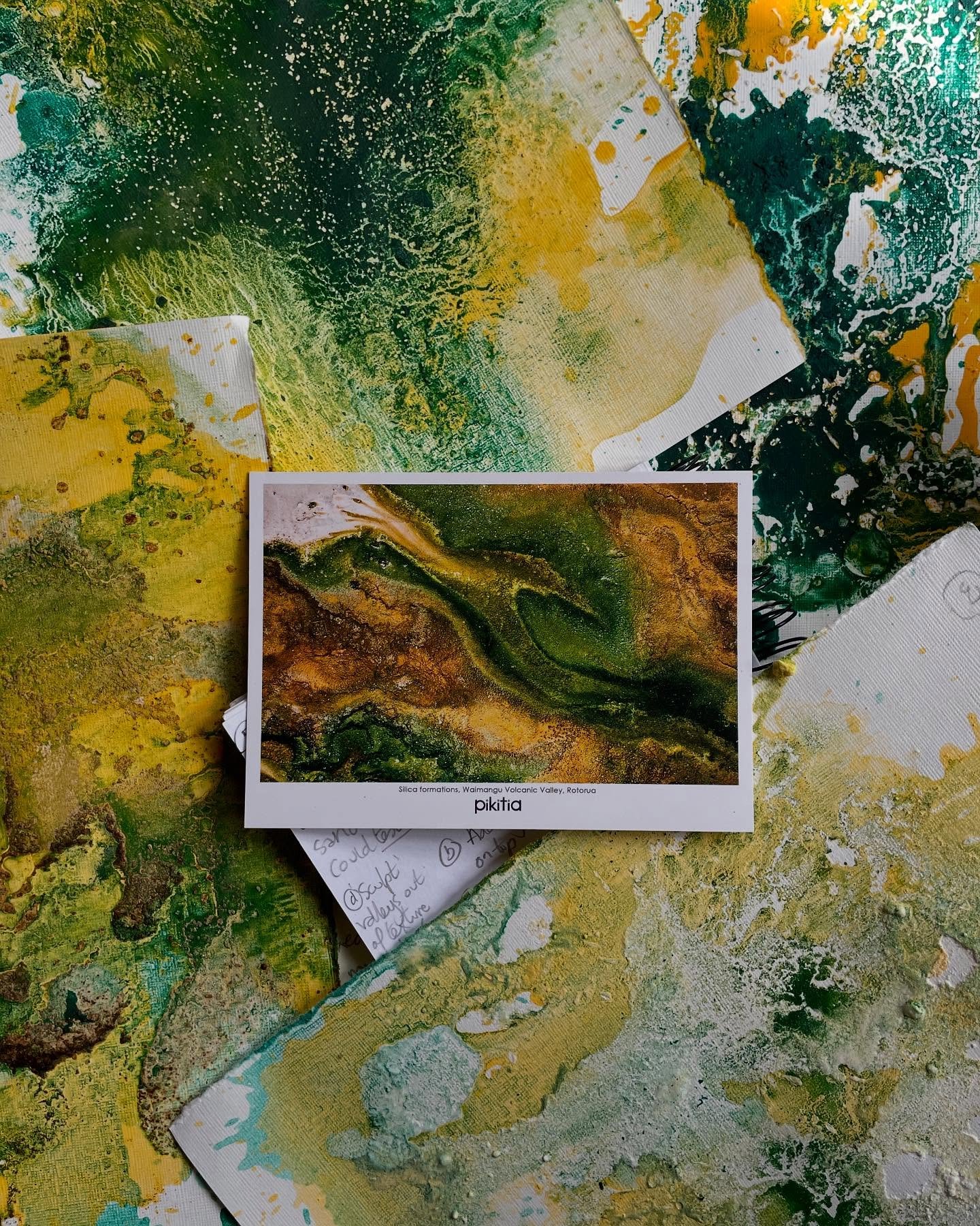From inspiration to concepts, here’s what I’m working on at the moment….
For those of you who don’t know, my work is process based, and what that means is that there isn’t a form in mind when I’m painting. I real