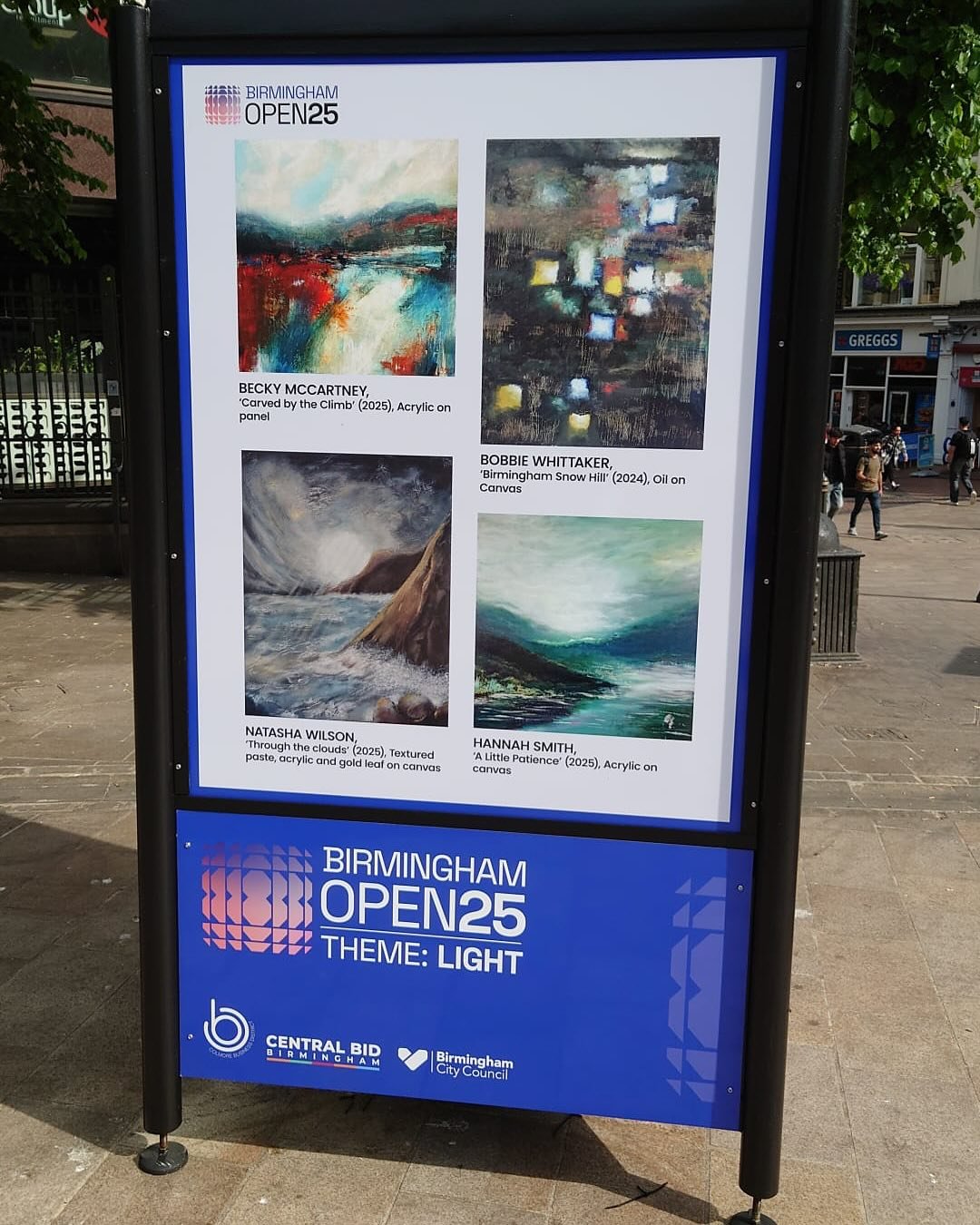 I’m so thrilled that for the second year in the row l’ve been selected for the Birmingham Open 25 exhibition.
Massive thank you @millington_ruth for organising this awesome opportunity!
The exhibition, which has the theme of LIGHT will