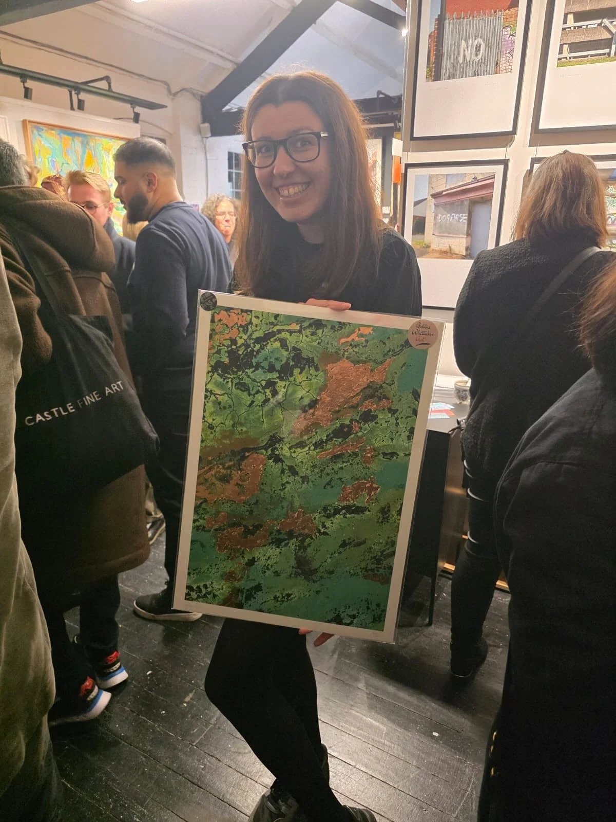 Amazing turn out! Well done Marie and Chez you&rsquo;ve totally nailed the new @svnth_crcl 🎨🍾

#galleryopening #artforsale #birmingham